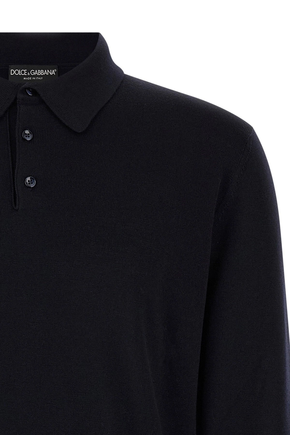 Dolce & Gabbana Virgin Wool Polo Shirt