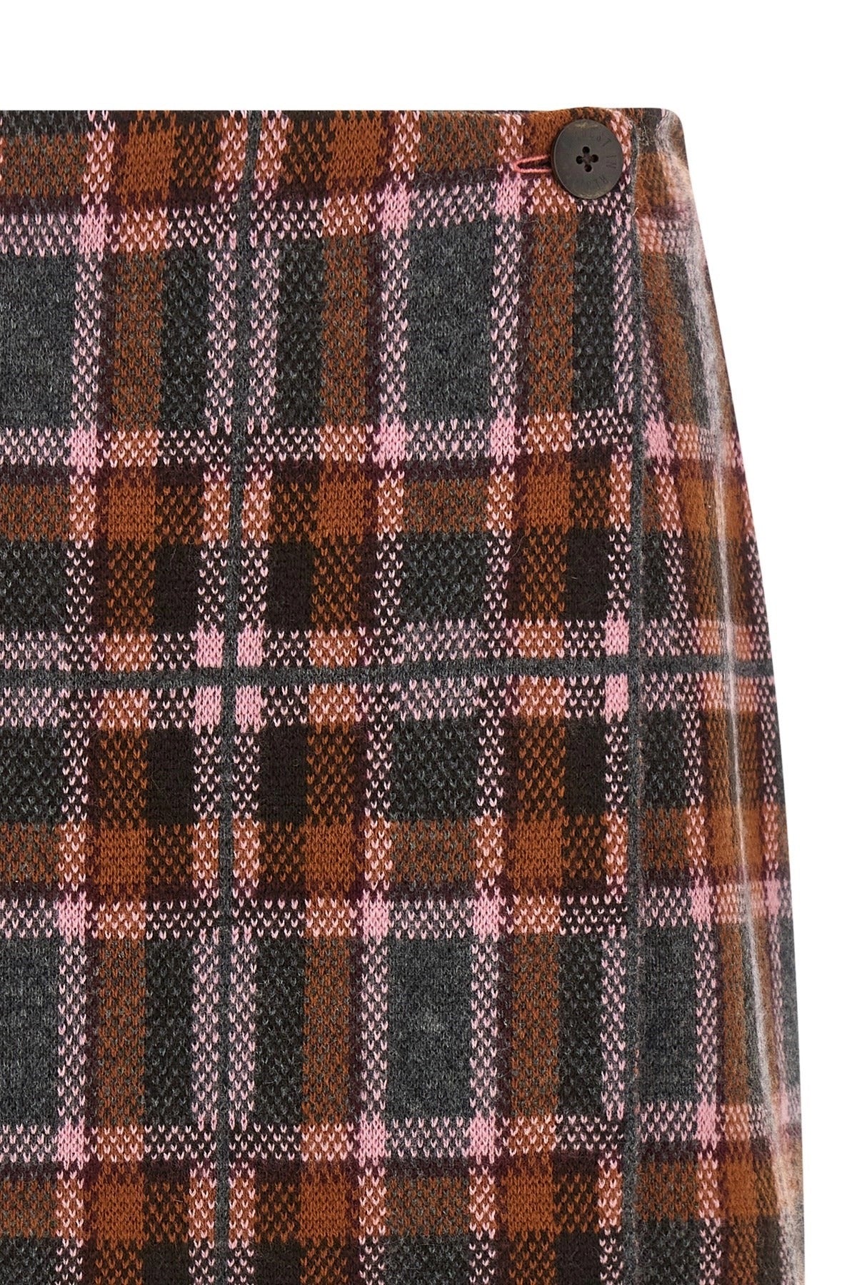 Guest in Residence Tartan Mini Skirt