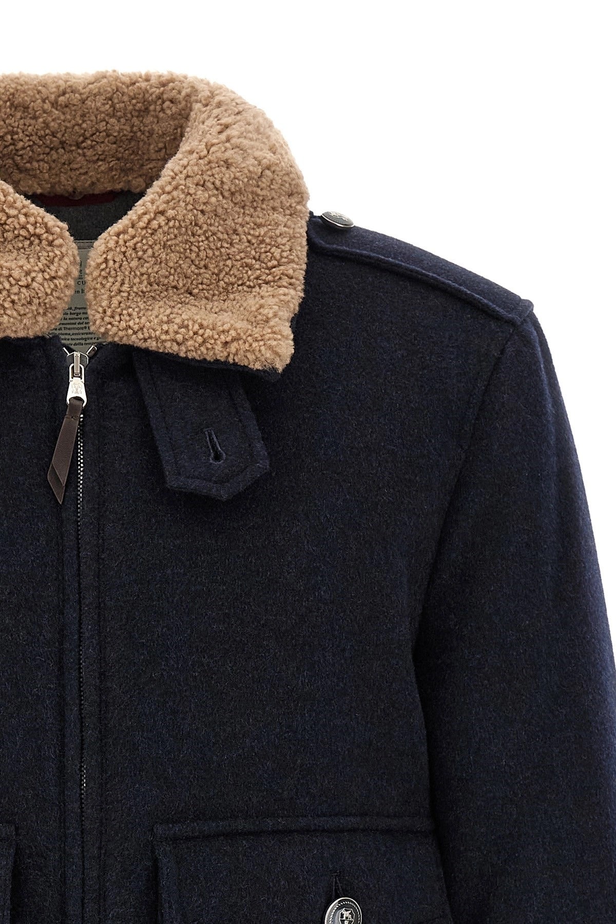 Brunello Cucinelli Cashmere Beaver Bomber