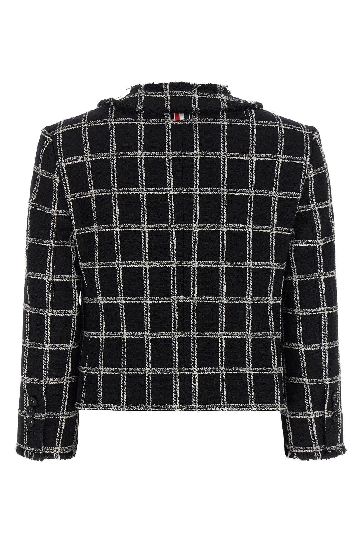 Thom Browne Windowpane Tweed Blazer