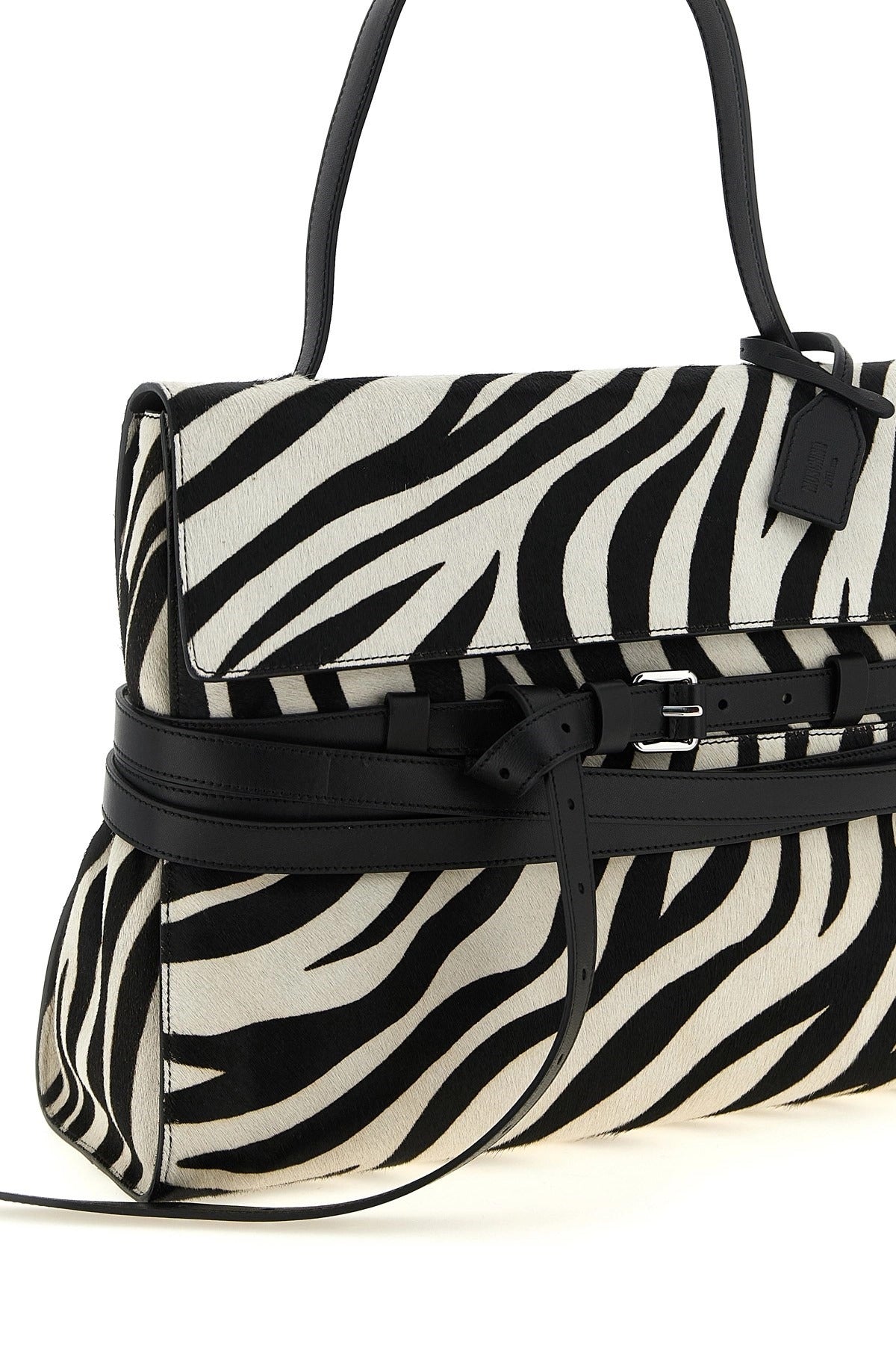 Moschino Tie Me Zebra Handbag