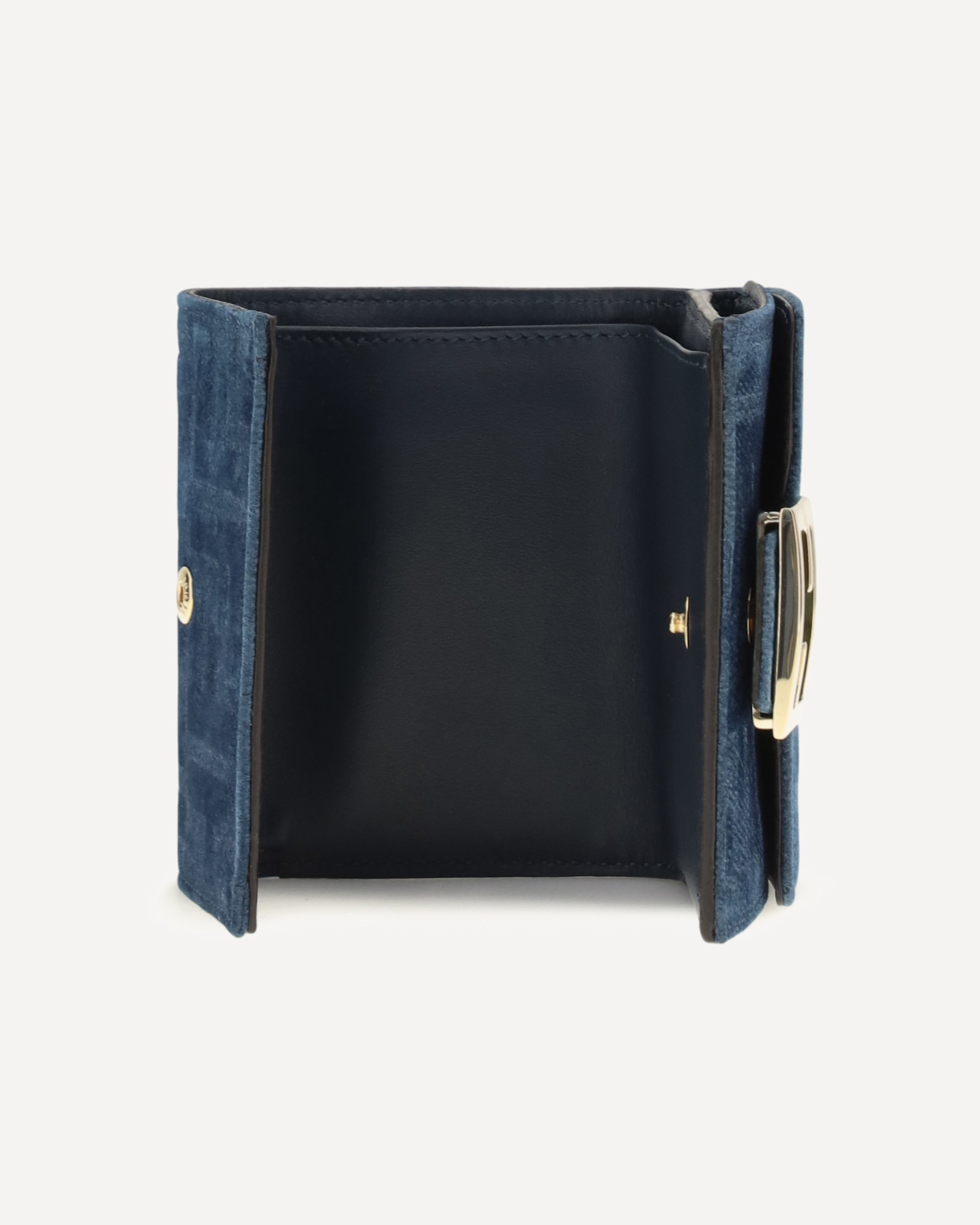 Fendi Trifold Wallet With FF Monogram Jacquard
