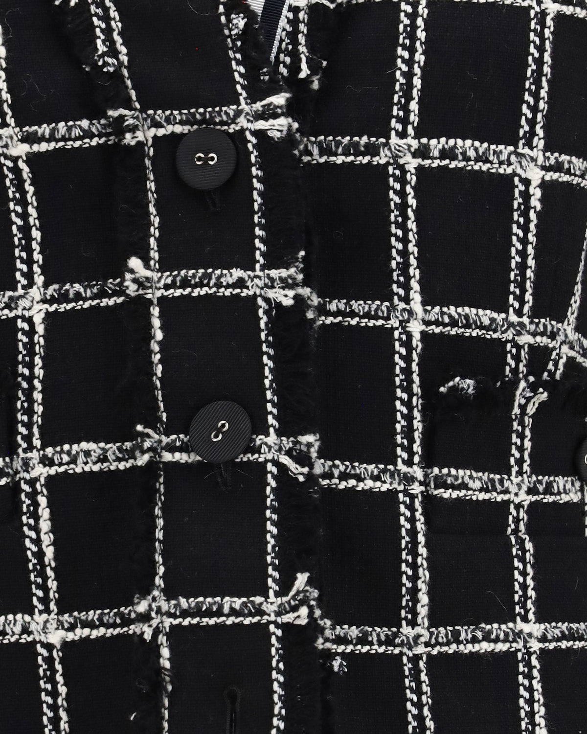 Thom Browne Checked Tweed Cardigan Jacket