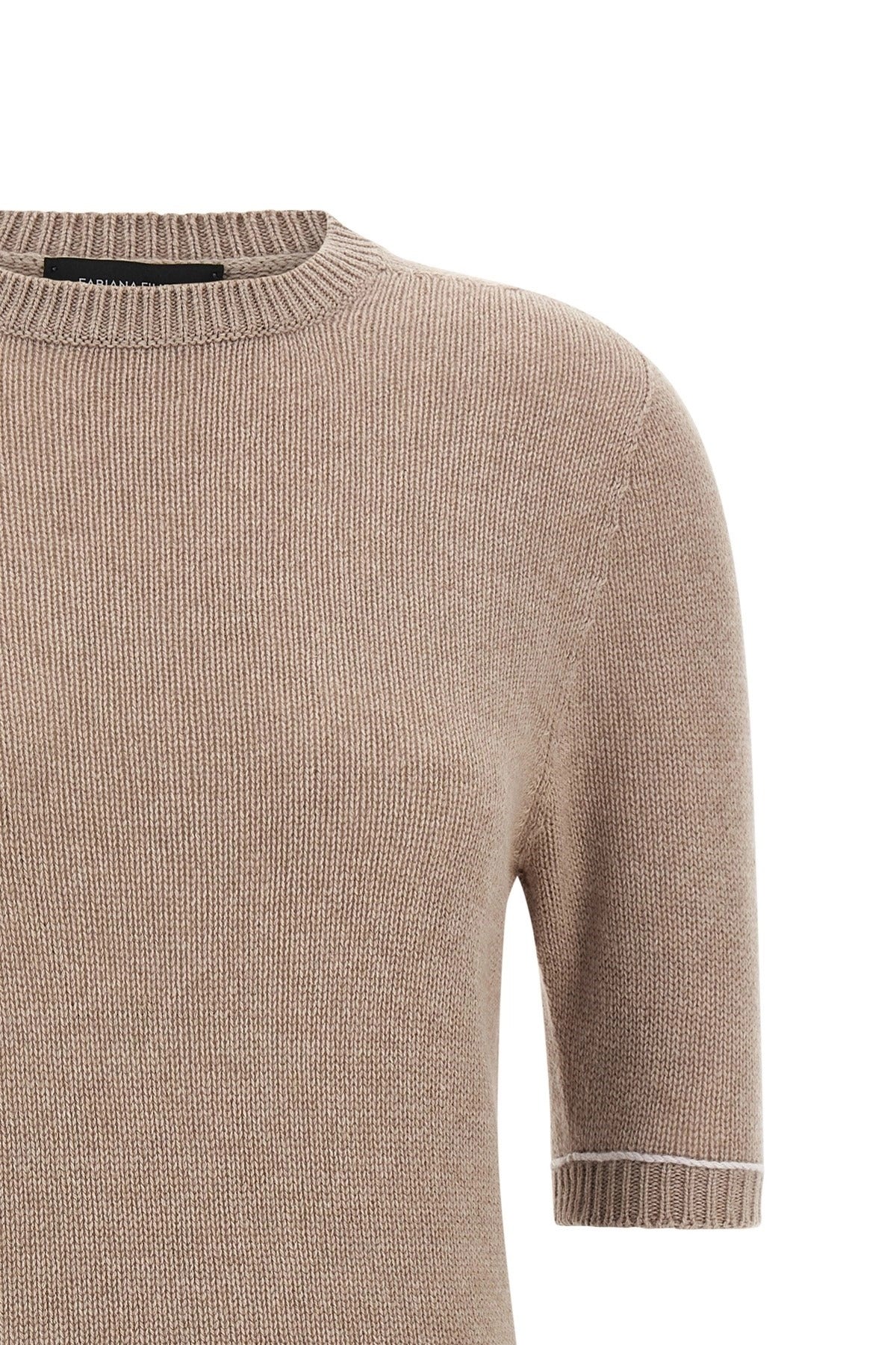 Fabiana Filippi Platinum Gauze Sweater