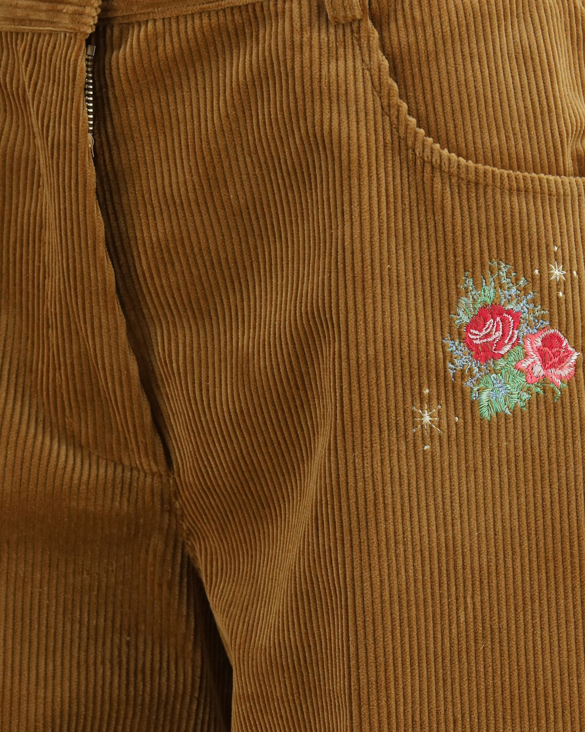 Forte_Forte Embroidered Bouquet Velvet Pants