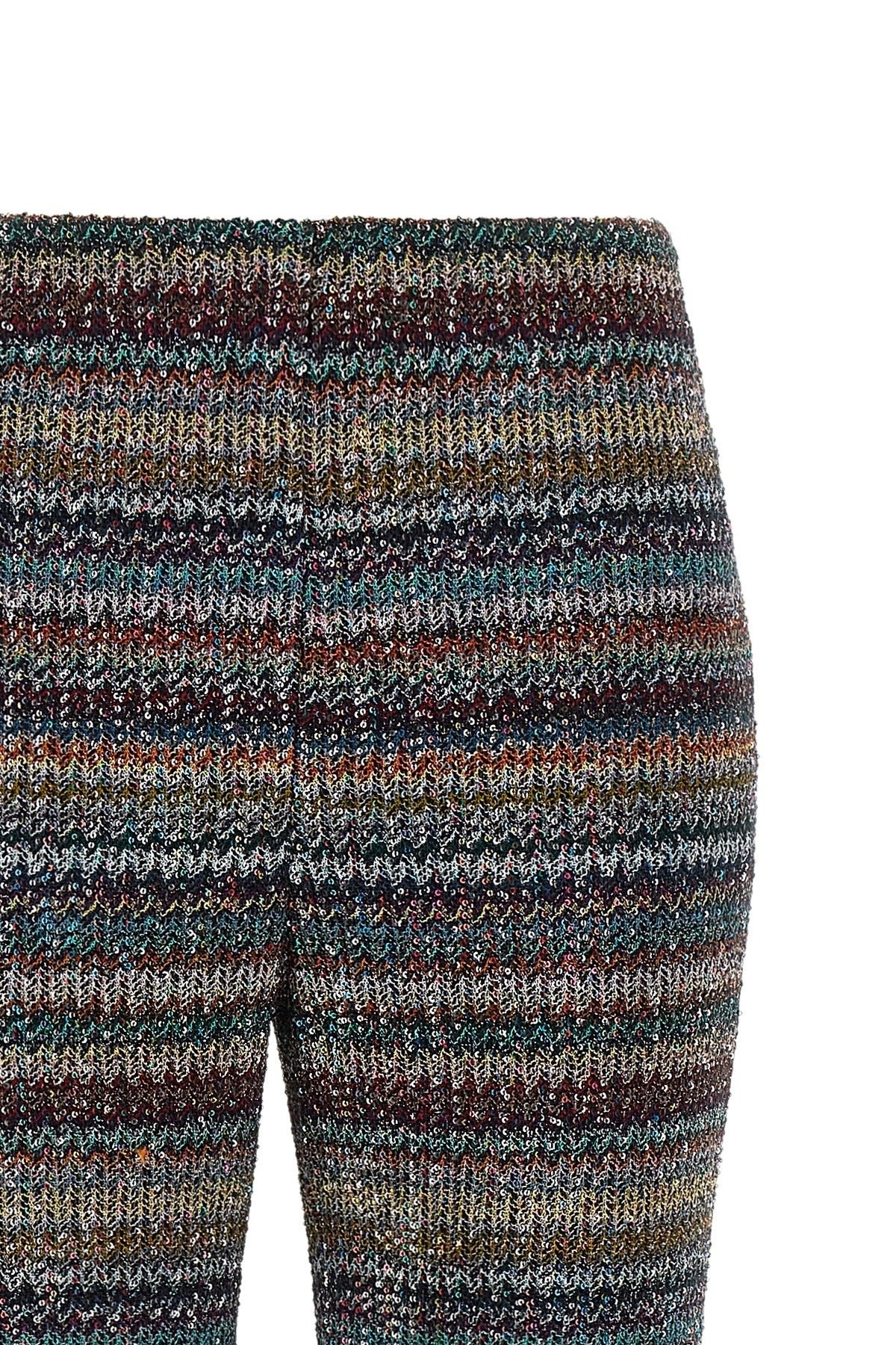 Missoni Greek Pattern Flared Pants
