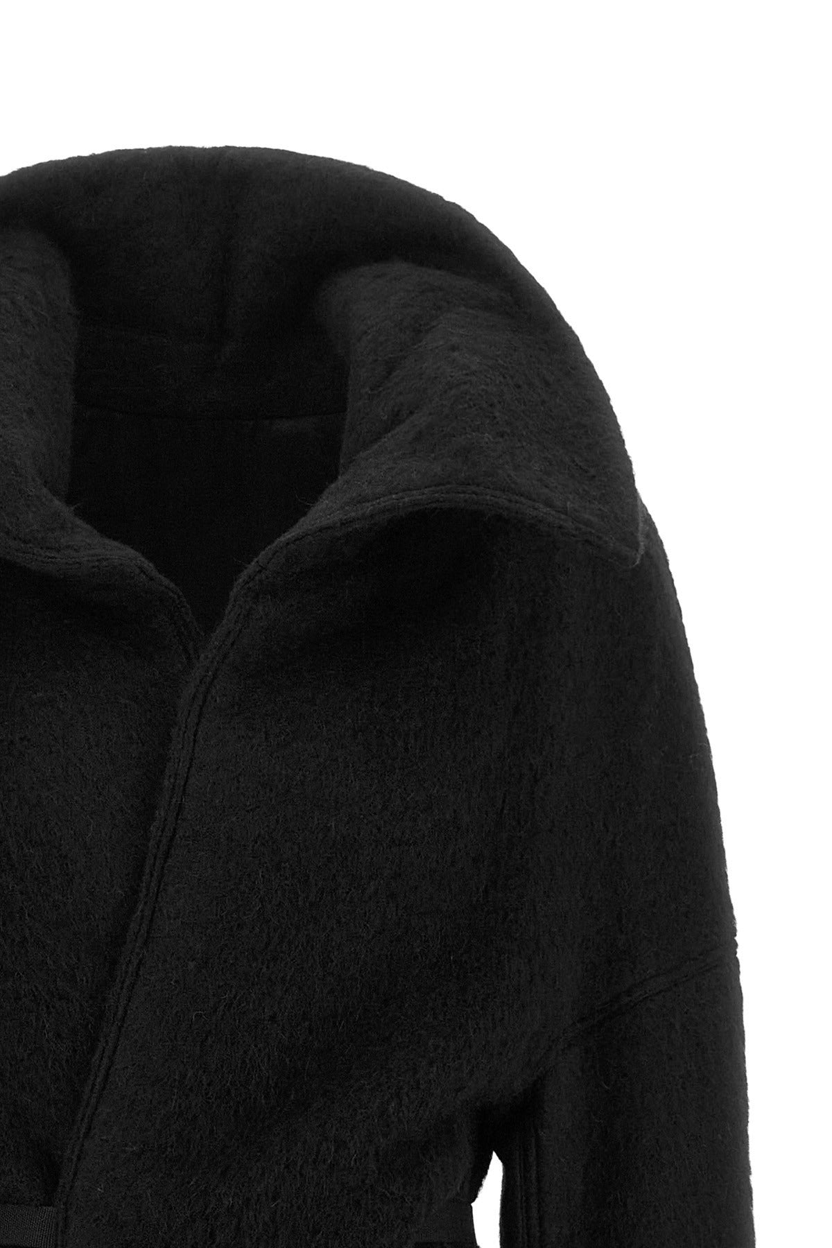 Rick Owens Dracucollar Belted Coat