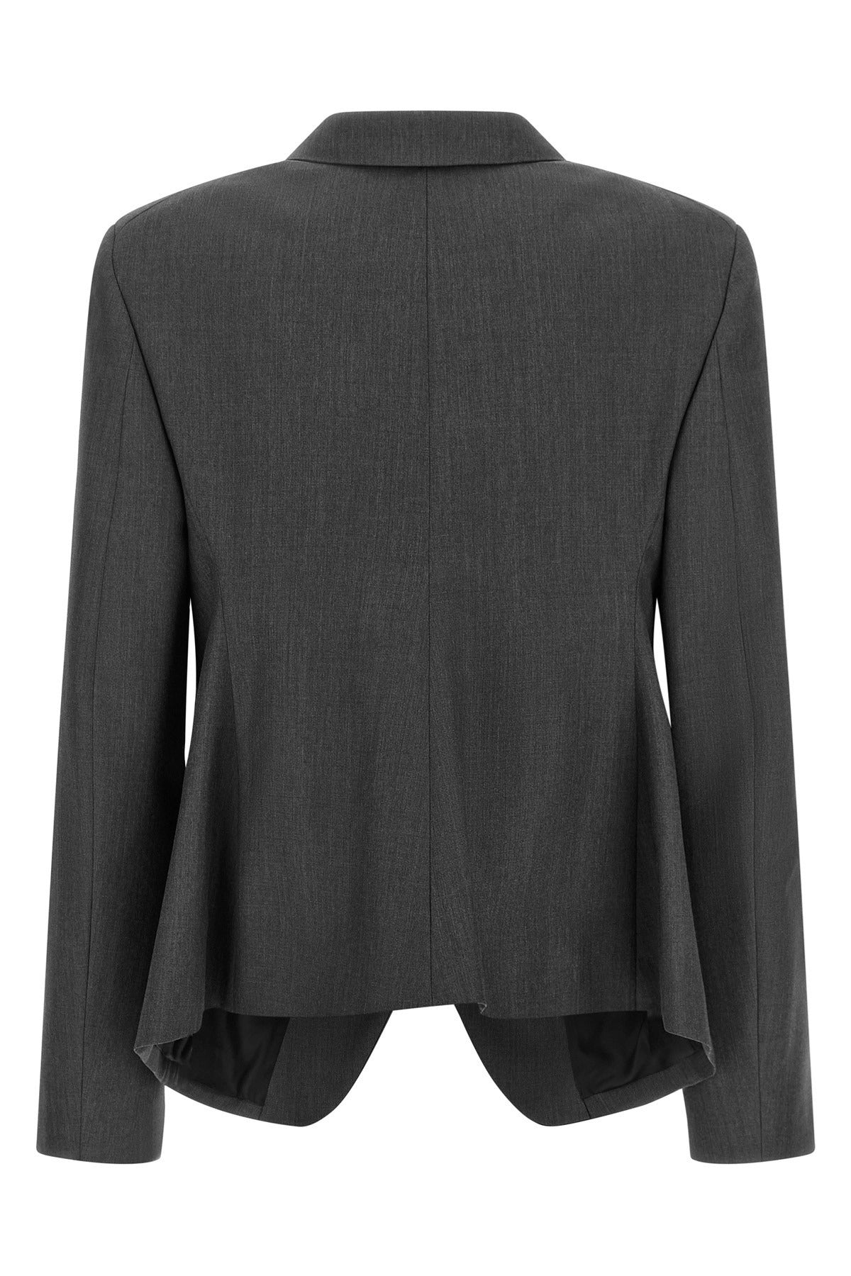 Jil Sander Single-Breasted Asymmetrical Hem Blazer
