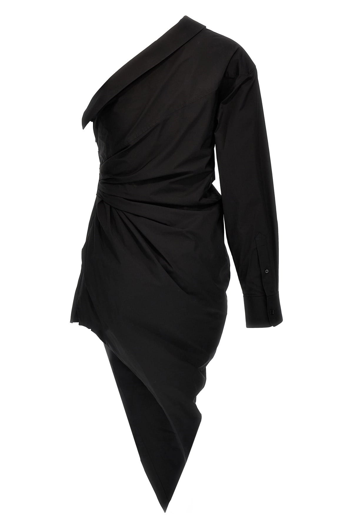 Alexander Wang Vestido camisero asimétrico