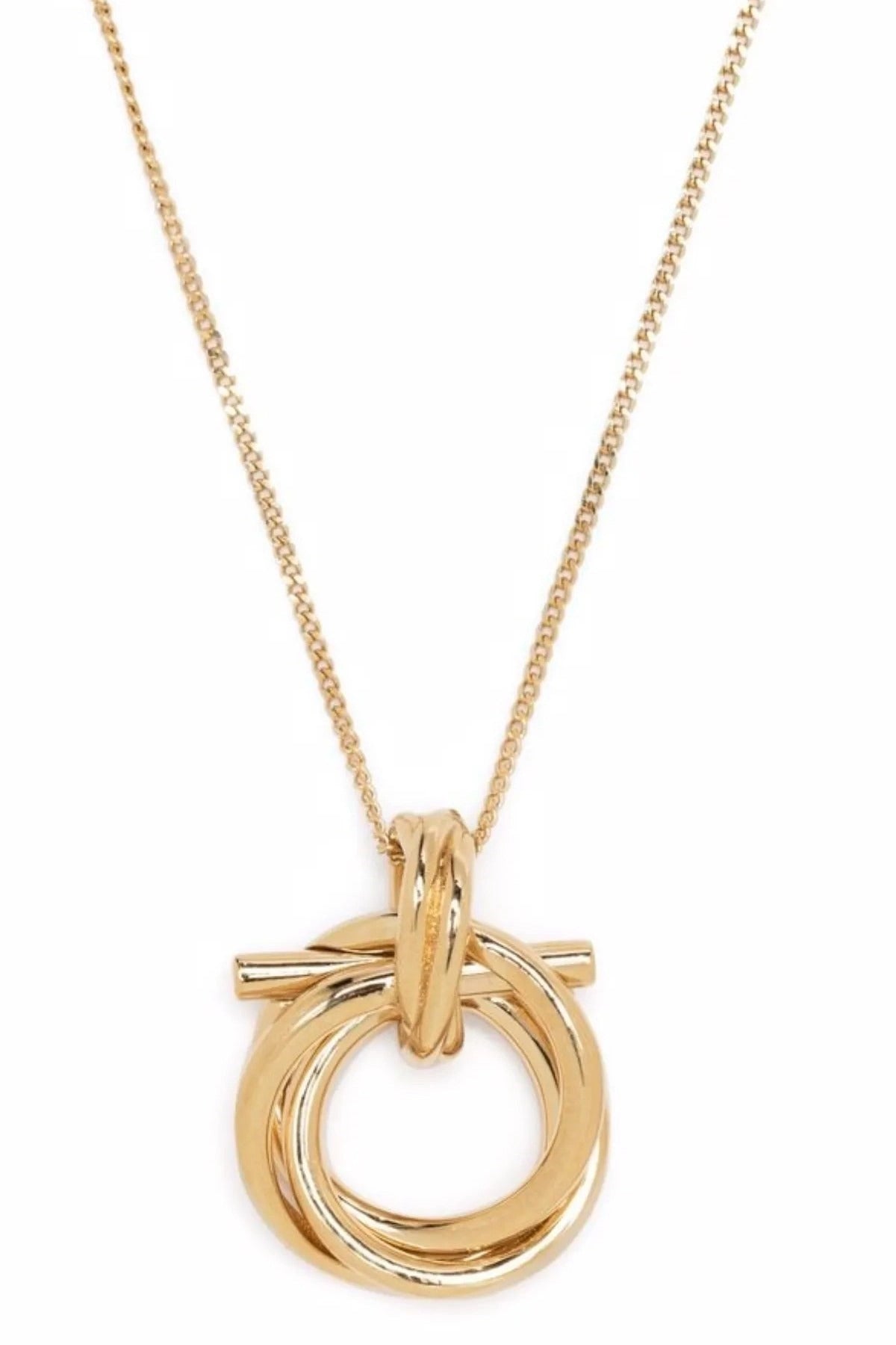 Ferragamo Gancini Torchon Necklace