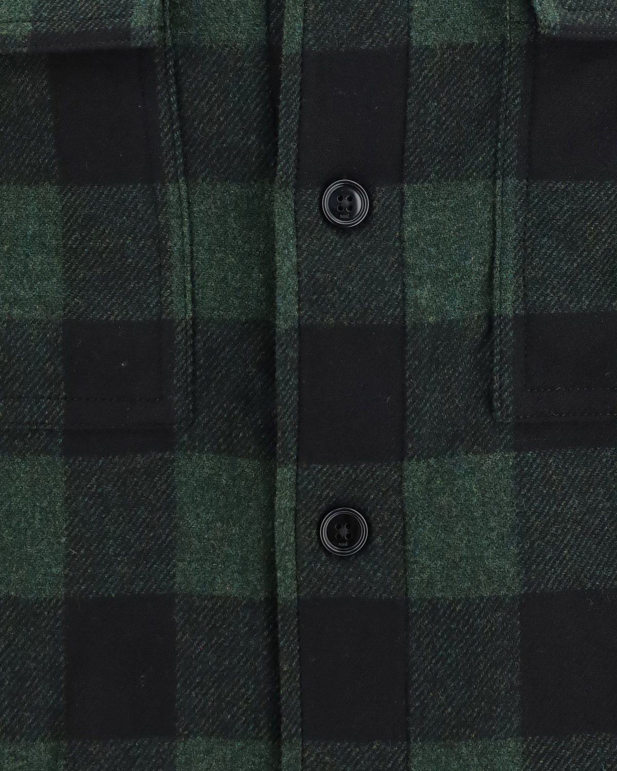 Ami Paris Checked Virgin Wool Shirt