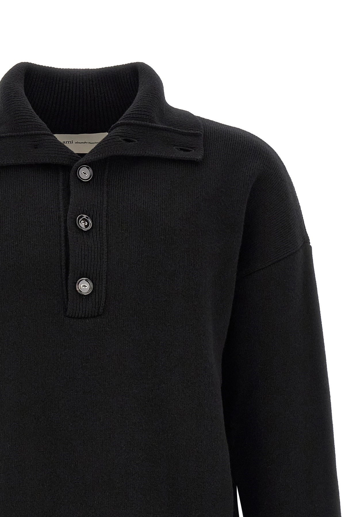 Ami Paris De Cœur Patch Sweater