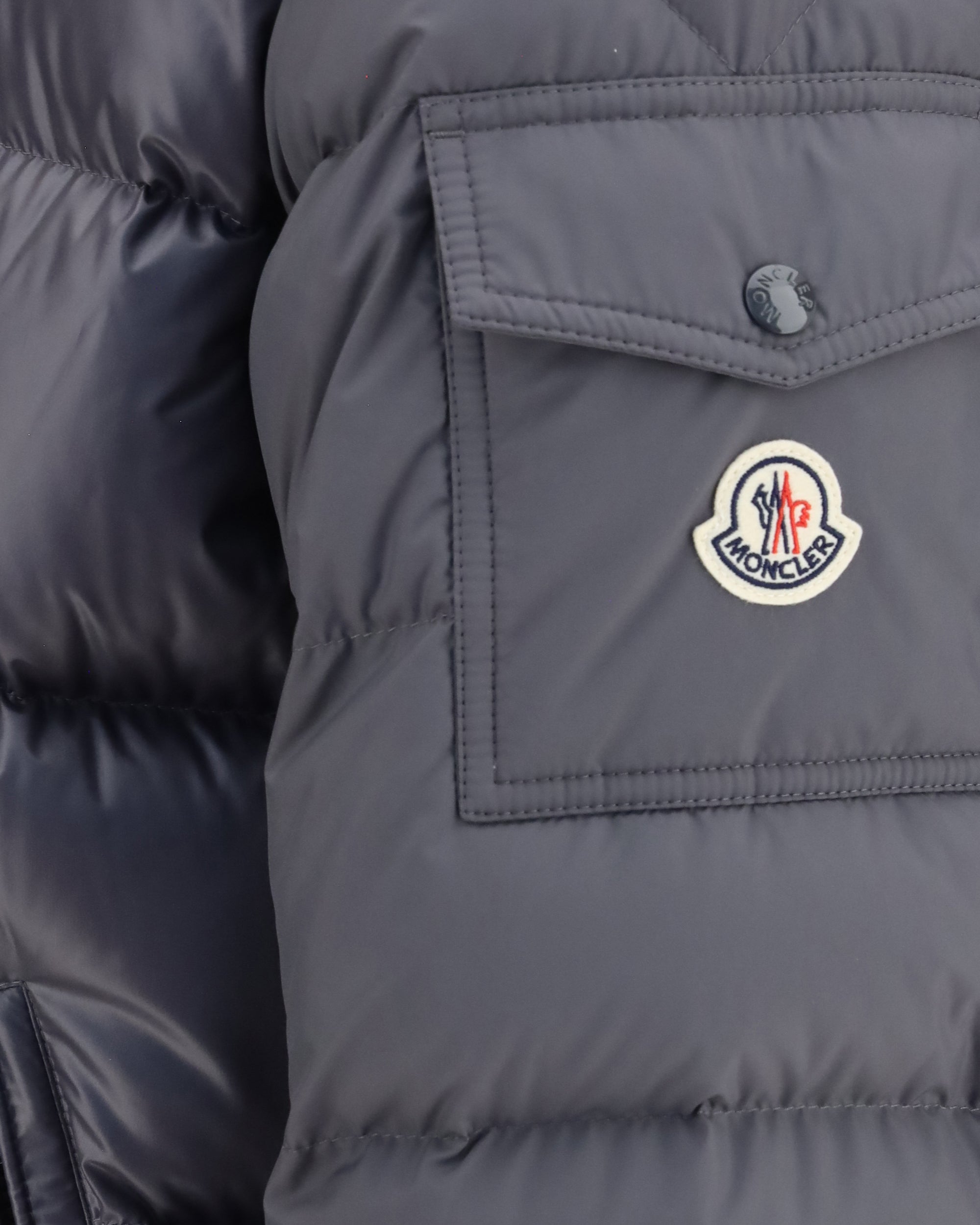 Moncler Maya Short Padded Hooded Jacket