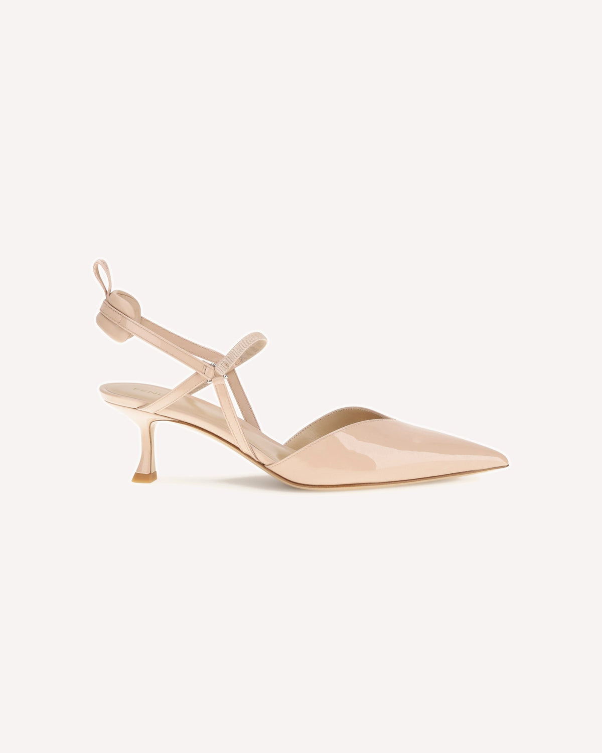 Fendi Patent Leather Colibrì Slingback Pumps
