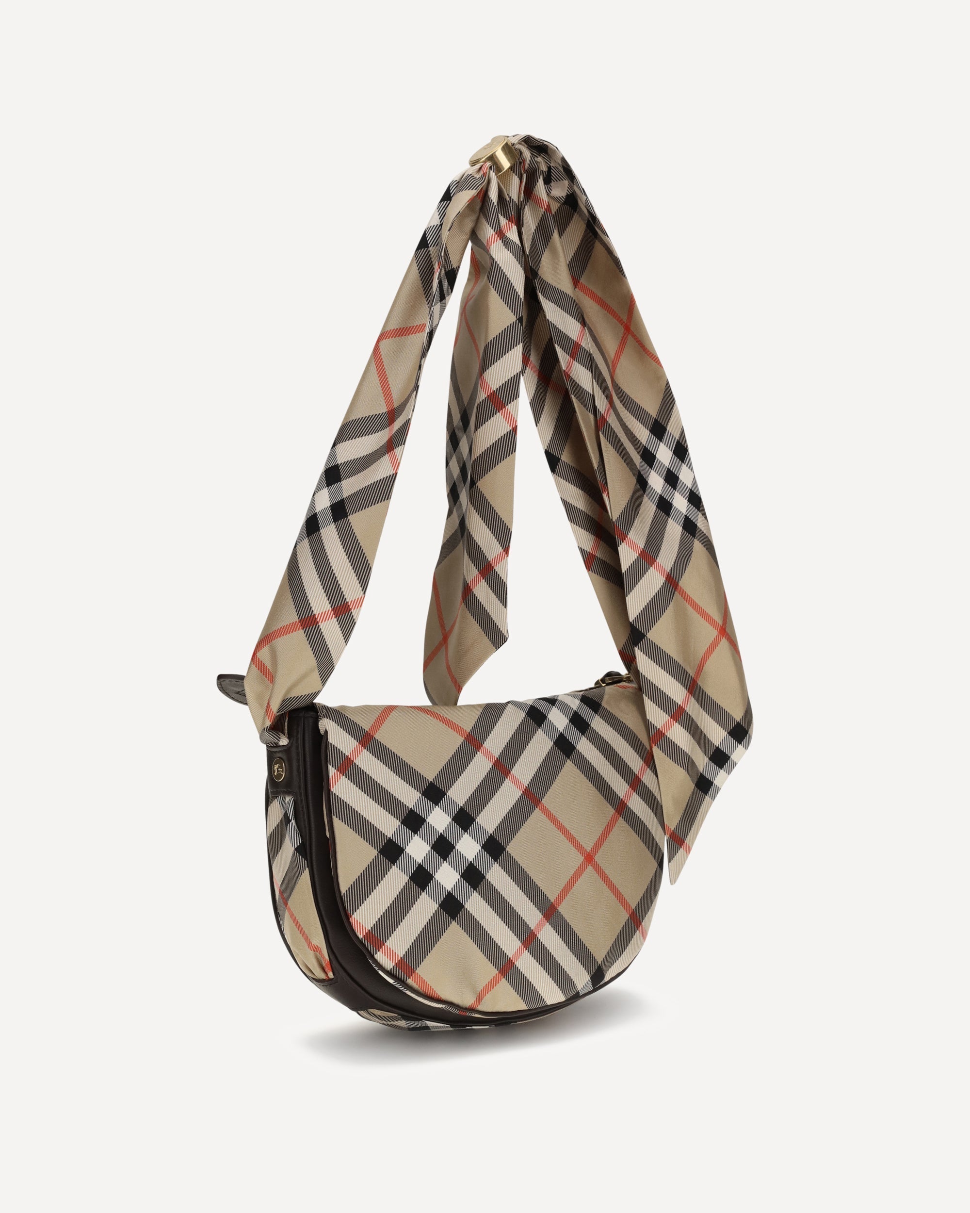 Burberry Ribbon Silk Twill Shoulder Bag