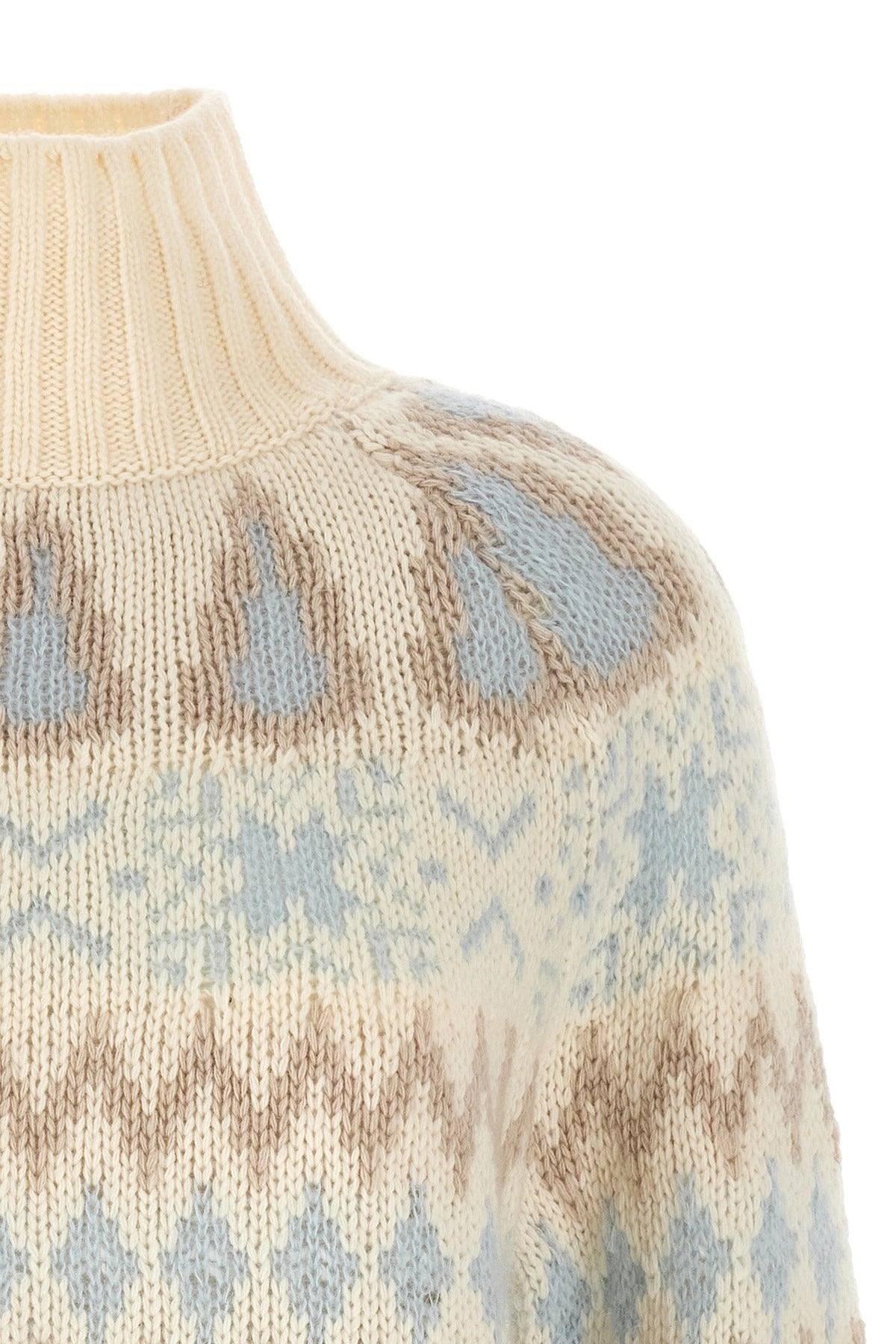 Herno Wool Cashmere Intarsia Sweater