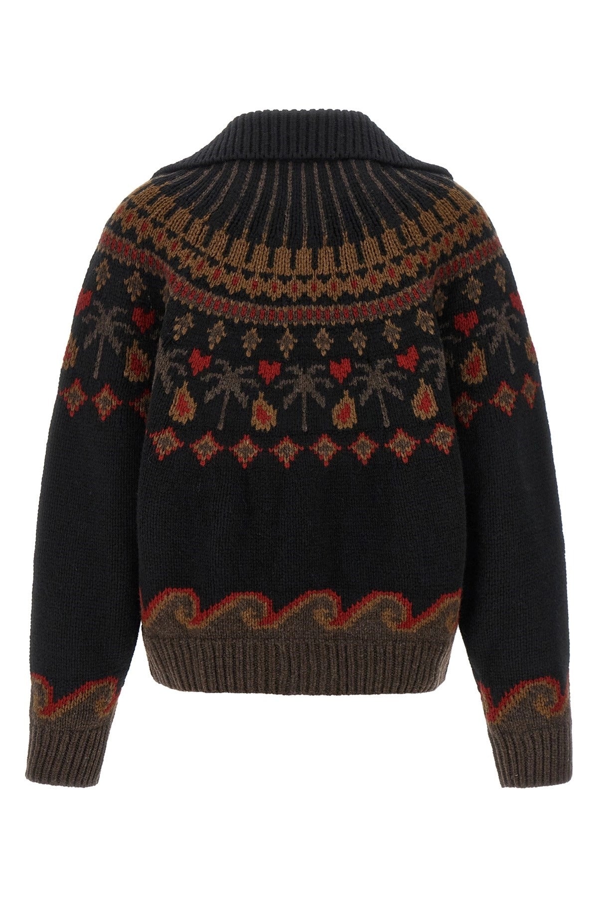 Alanui Sweet Winter Jacquard Cardigan