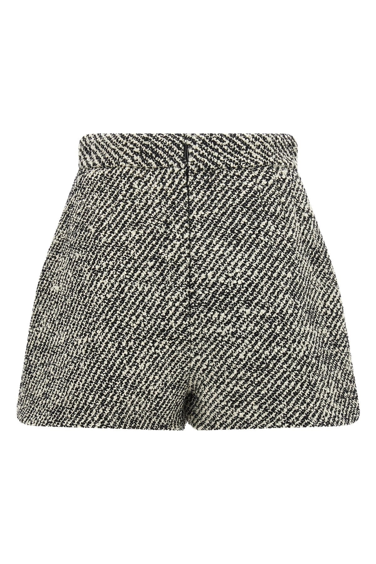 Versace Bouclé Wool Medusa Shorts