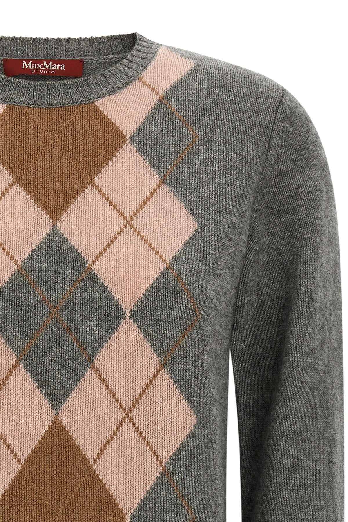 Max Mara Faraone Argyle Sweater