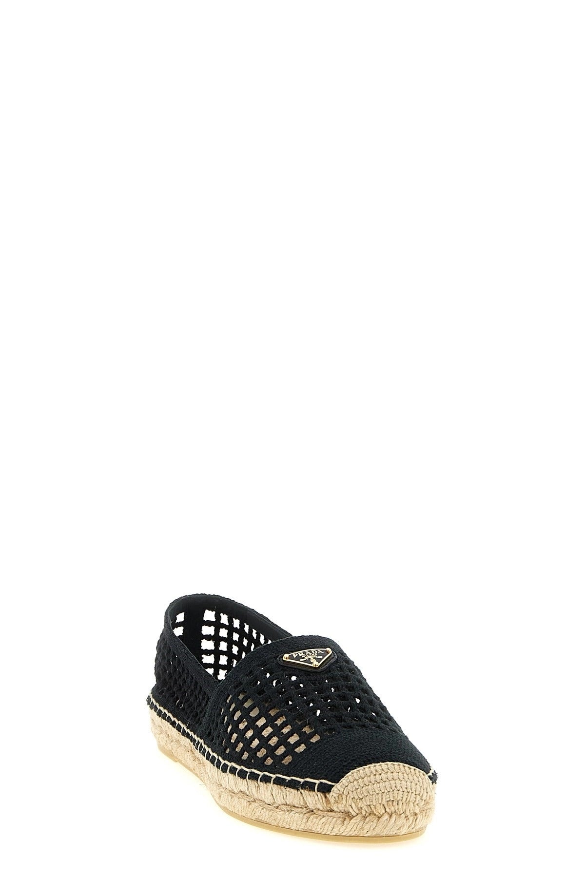 Prada Crochet Knit Espadrilles