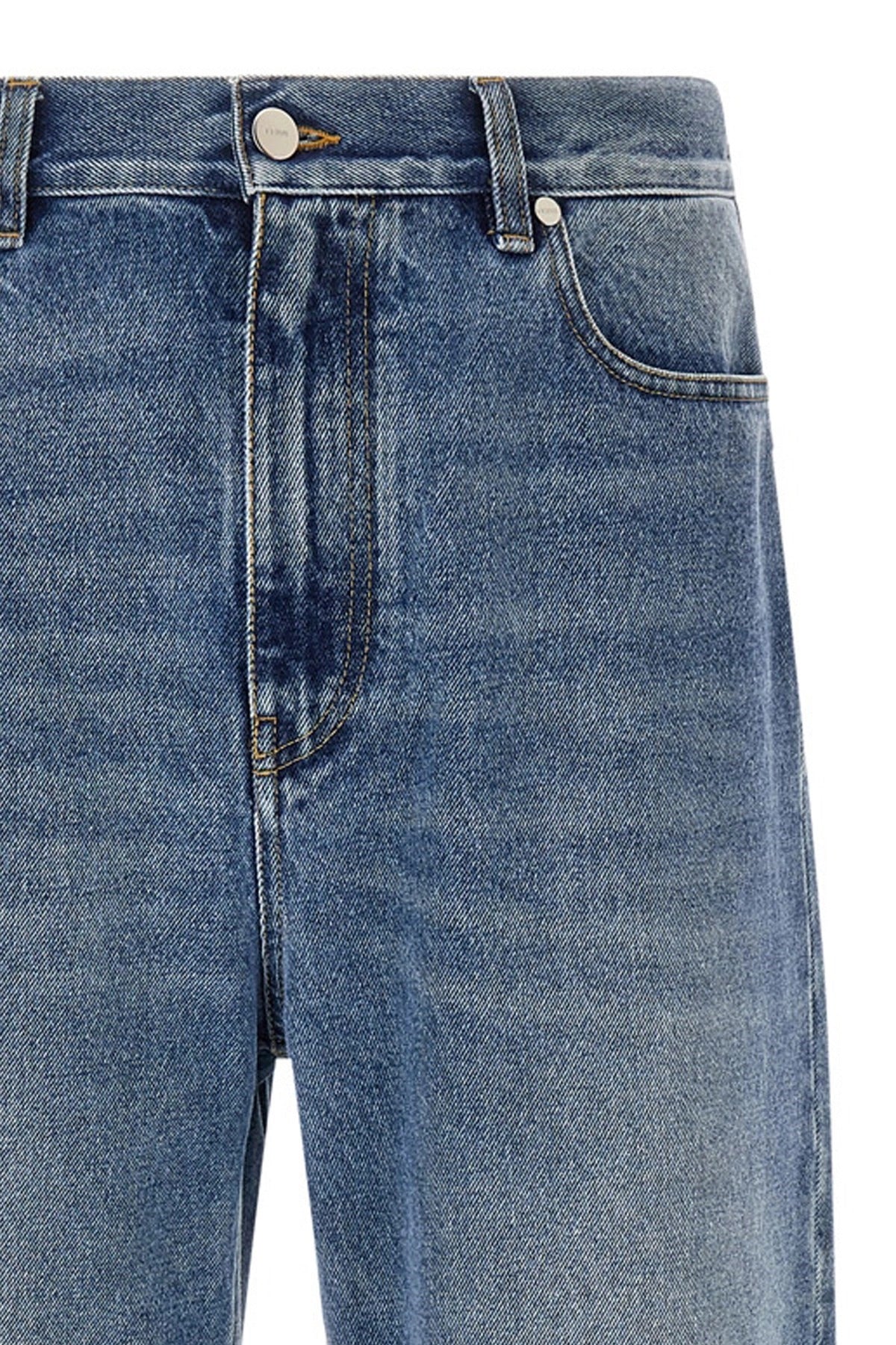 Fendi FF Selleria Patch Jeans