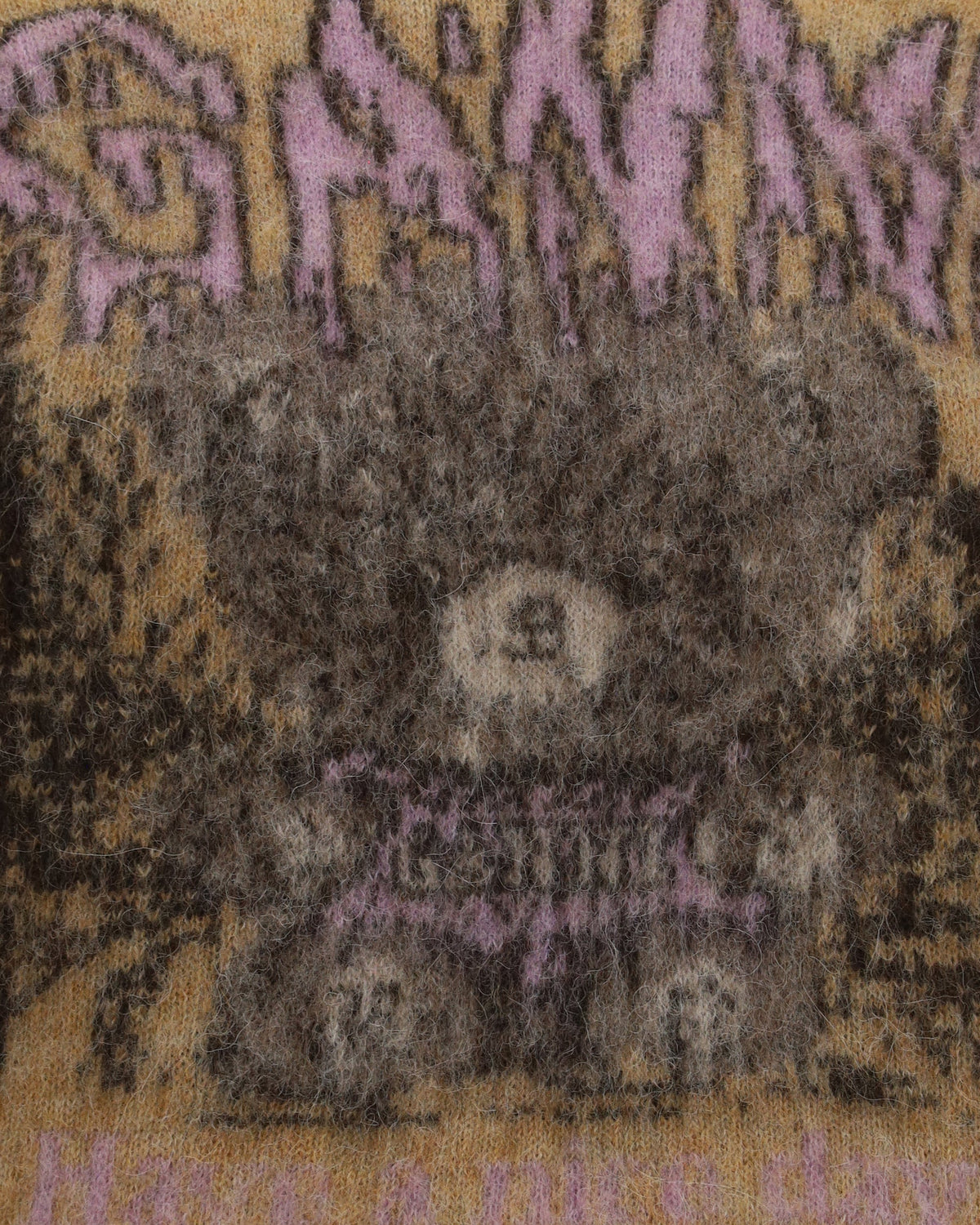 Ganni Teddy Brushed Alpaca Crewneck Sweater