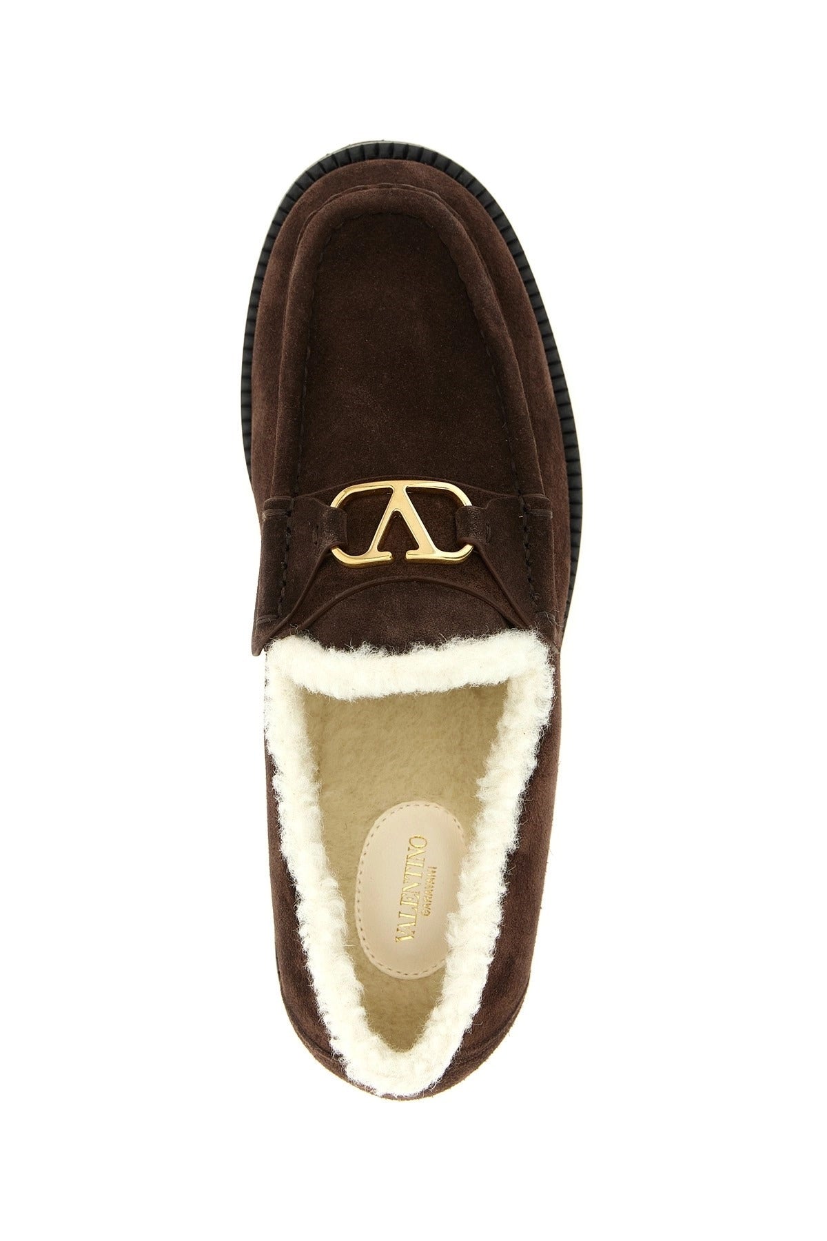 Valentino Garavani Suede VLogo Signature Loafers