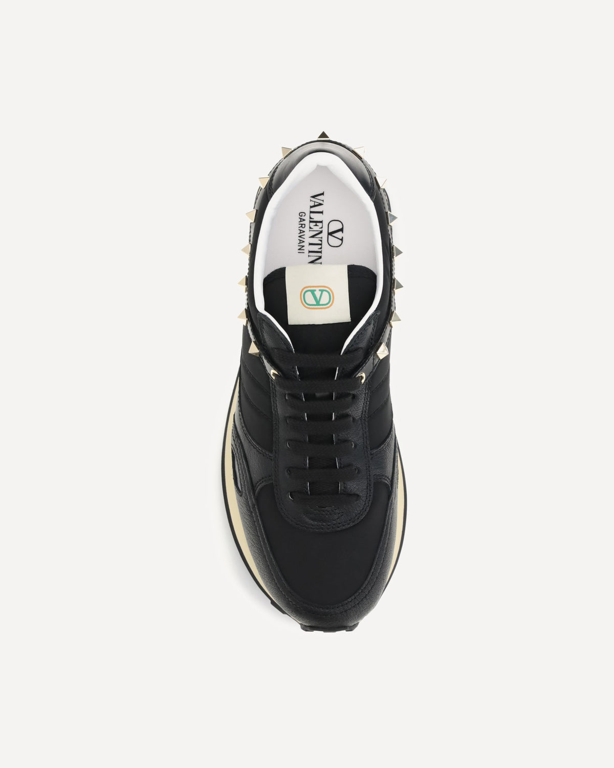 Valentino Garavani Stud Up Sneakers Leather Nylon