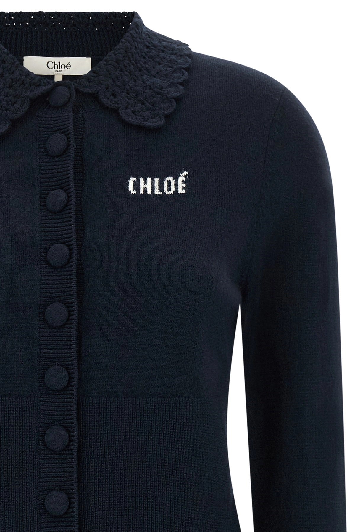 Chloé Collared Cardigan