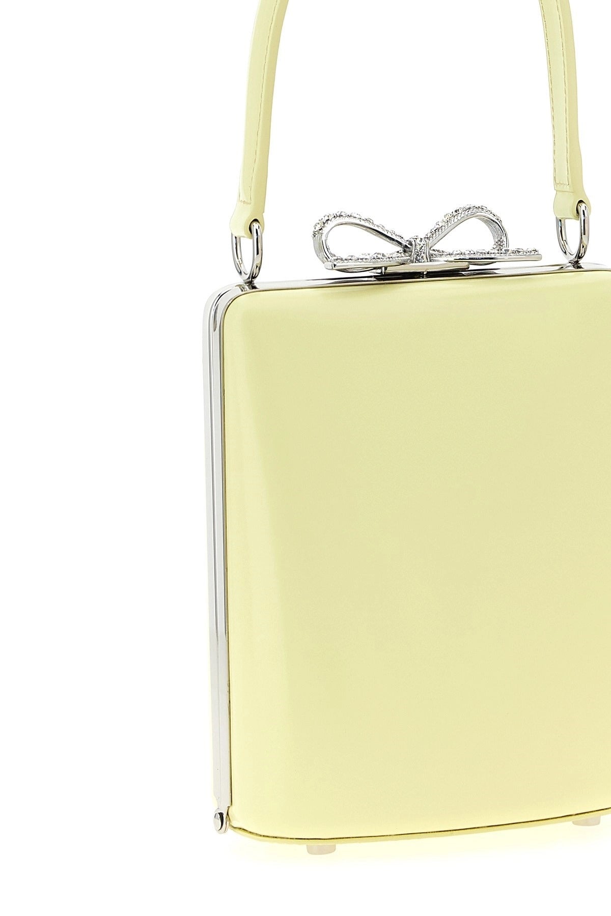 Self-Portrait Yellow Leather Handbag