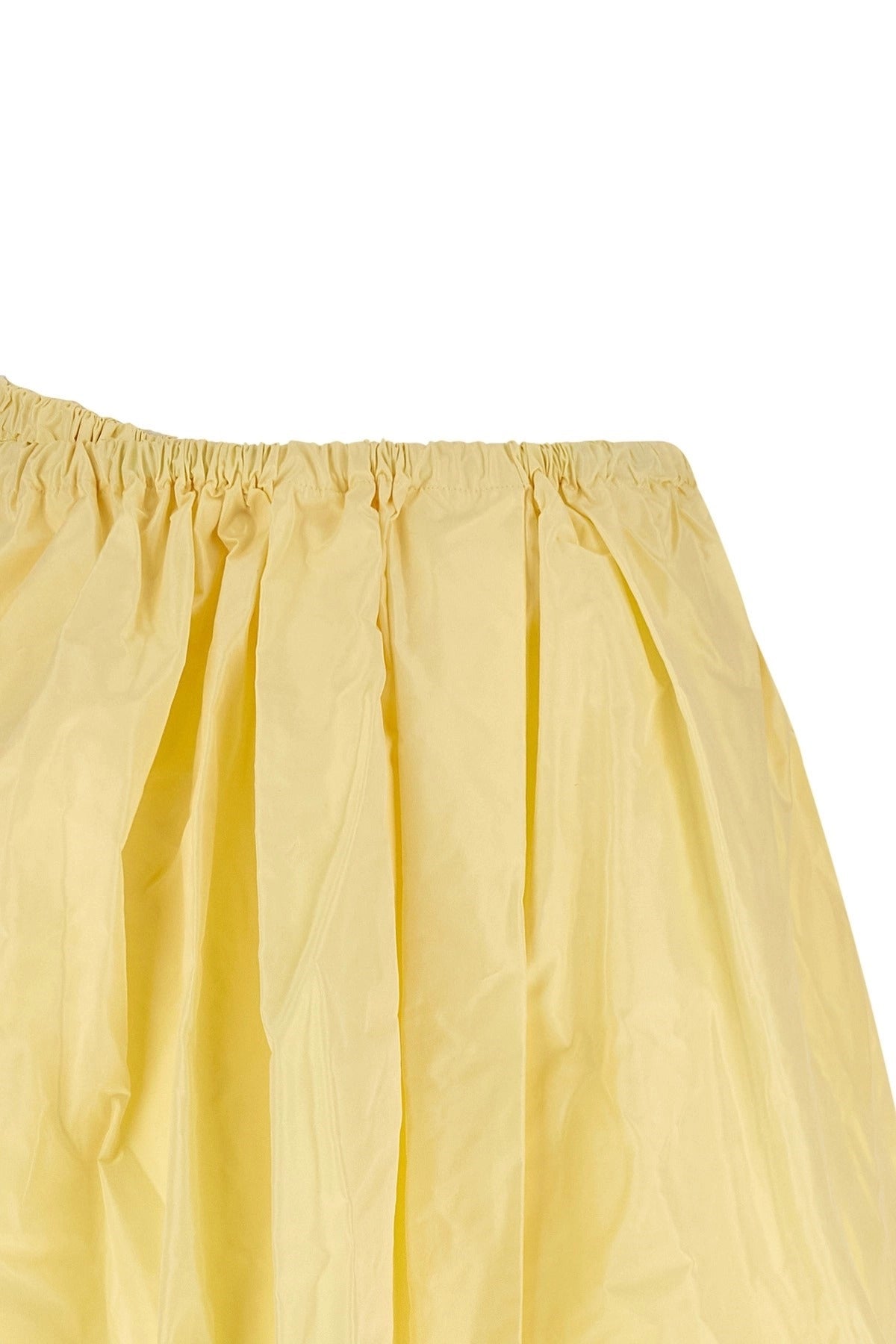 Prada Tec Taffeta Midi Skirt