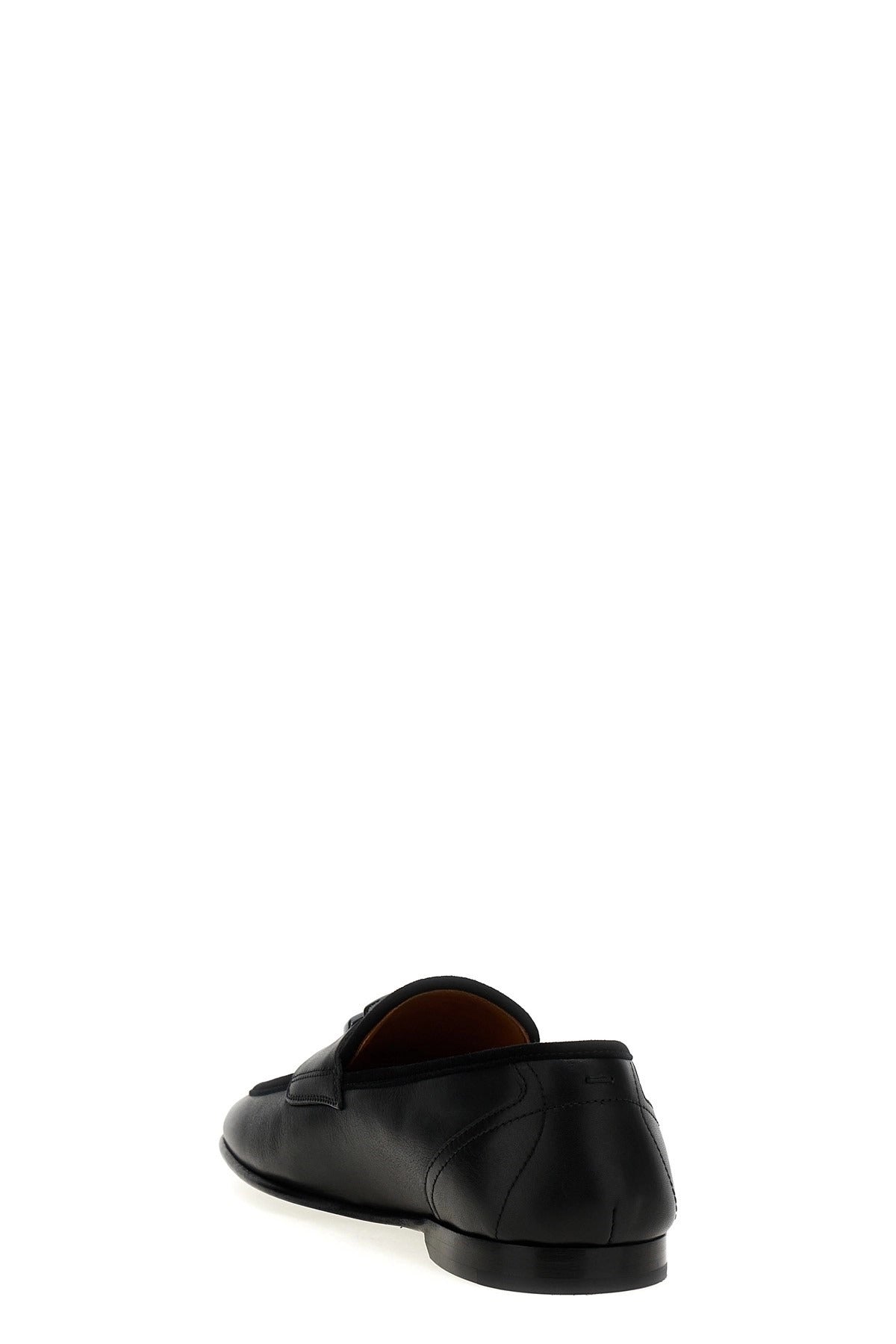 Dolce & Gabbana Leather Logo Loafers