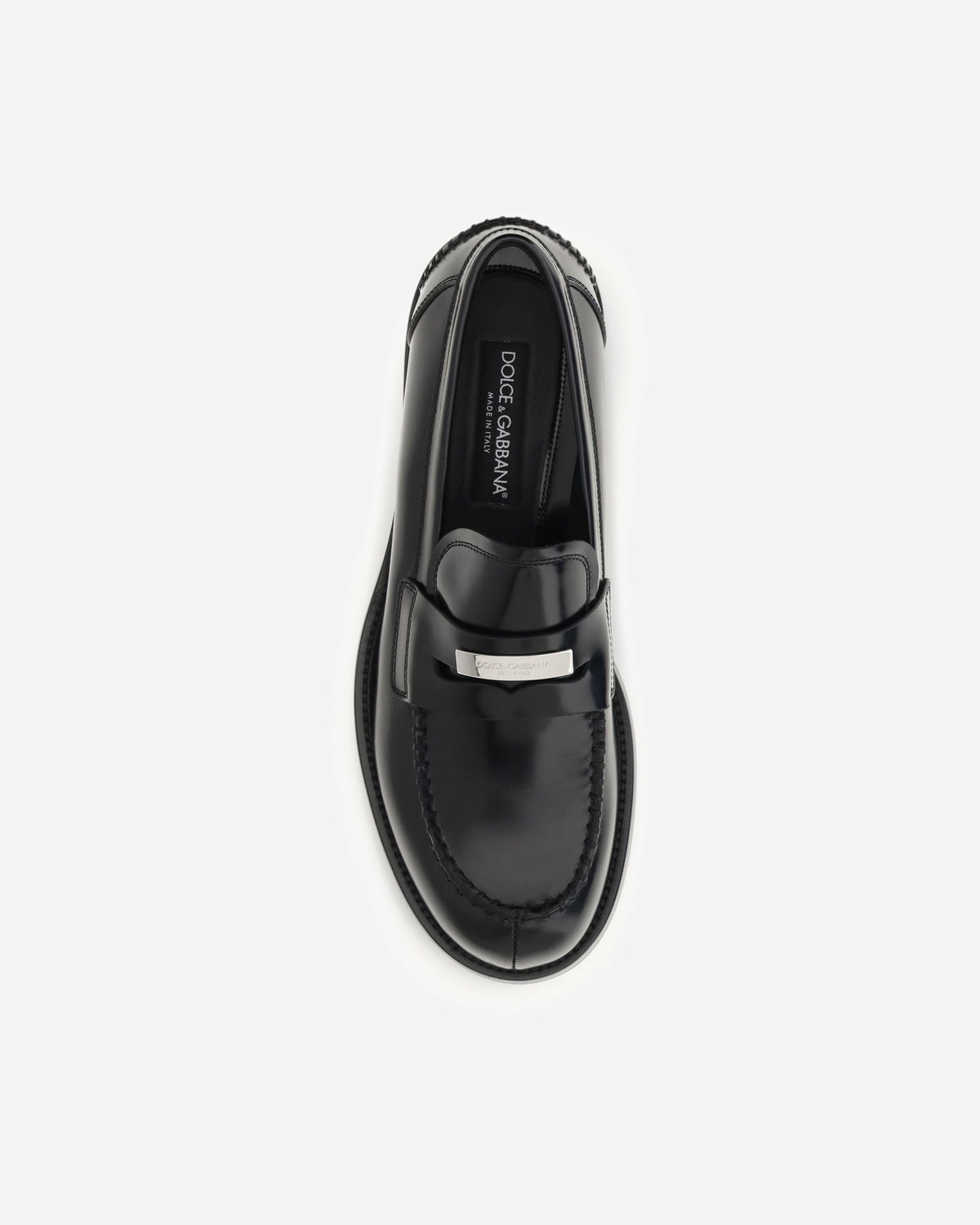Dolce & Gabbana Calfskin Leather Loafers