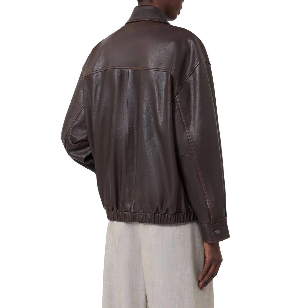 Max Mara Cose Leather Jacket