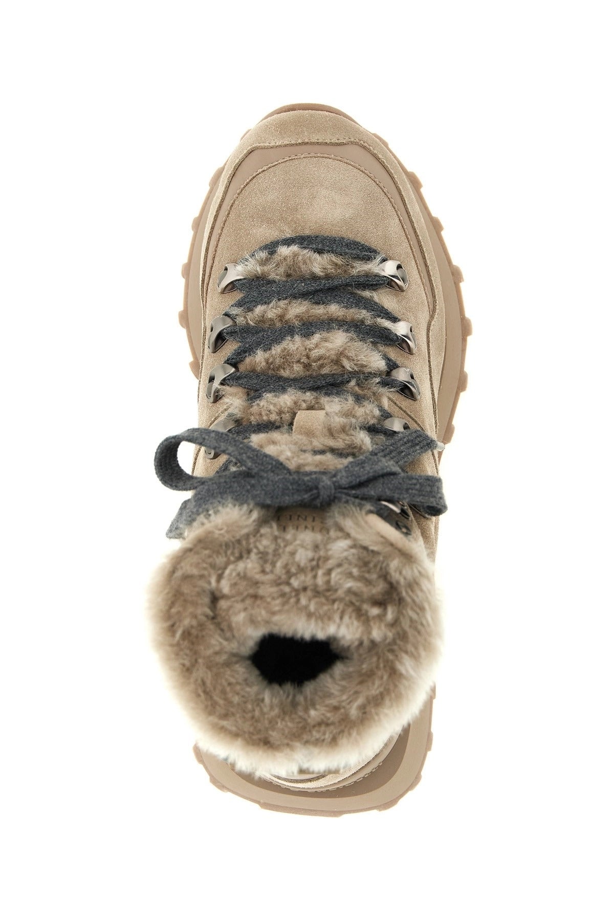 Brunello Cucinelli Lace-Up Ankle Boots With Hooks