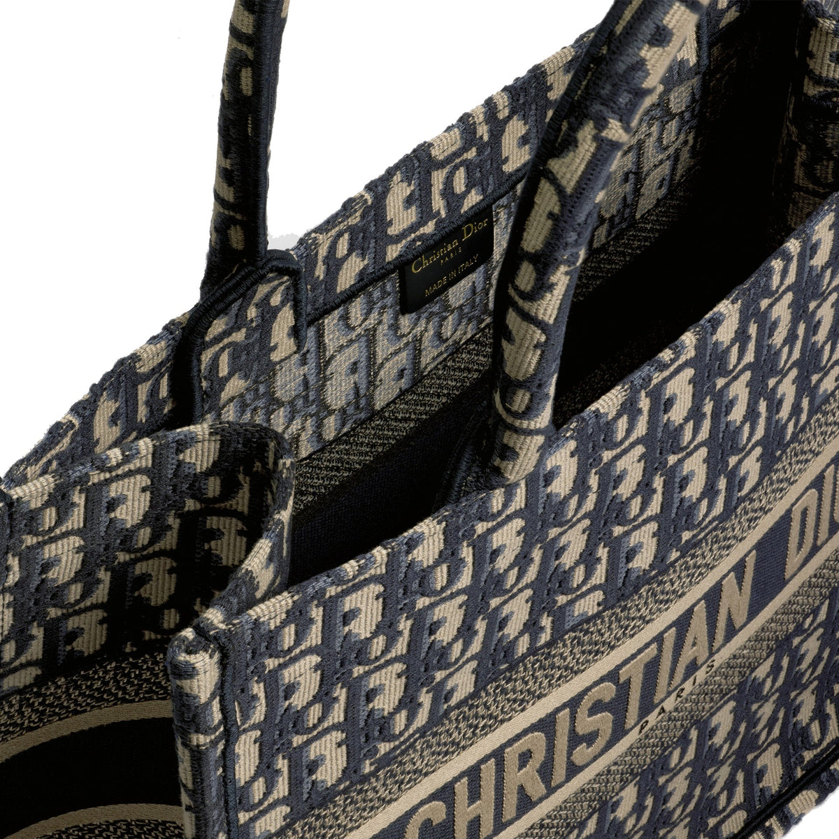 Dior Oblique Embroidered Book Tote