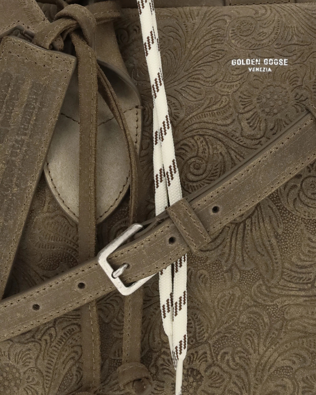 Golden Goose Vita Medium Leather Travel Bag