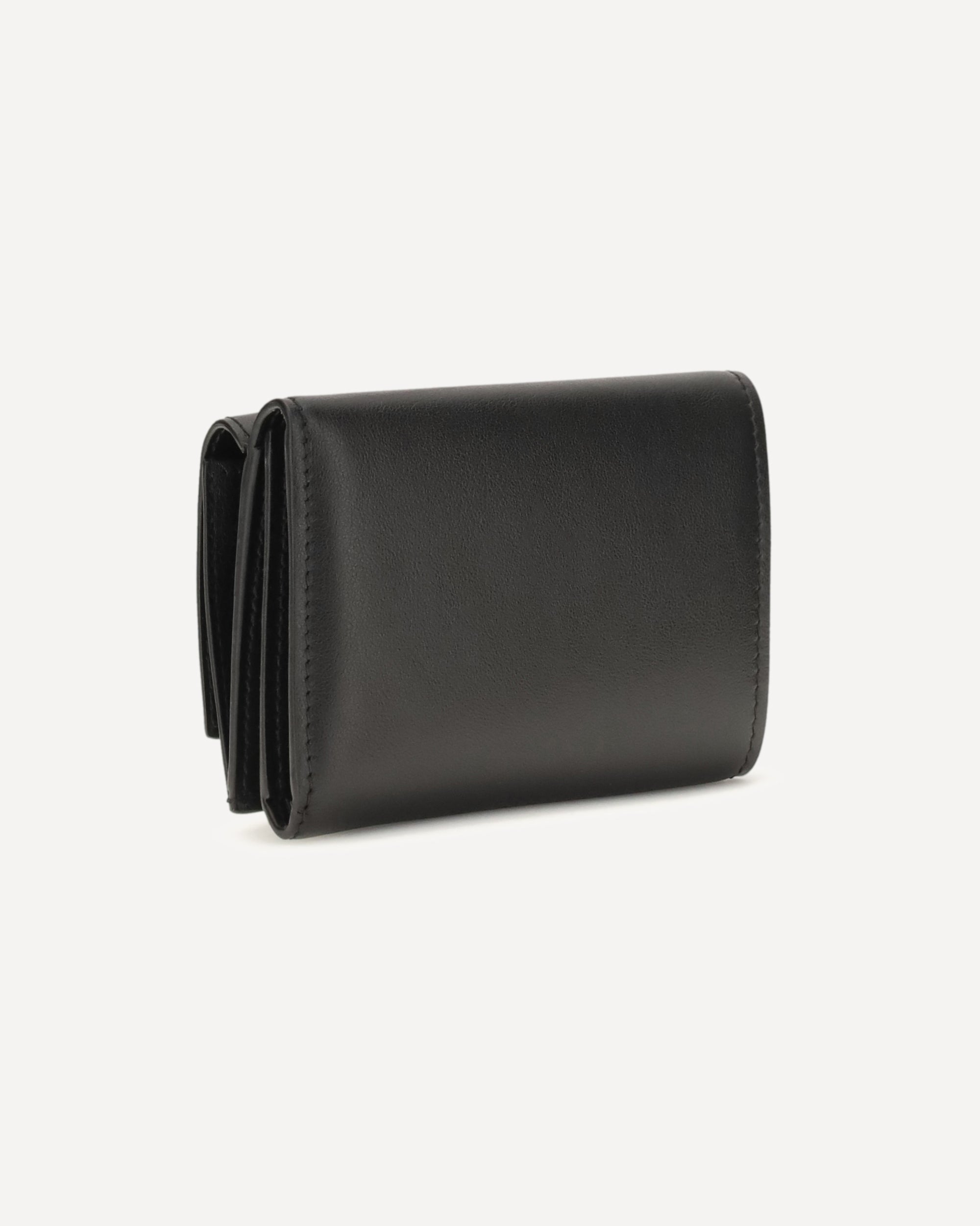 Fendi FF Mini Trifold Leather Wallet