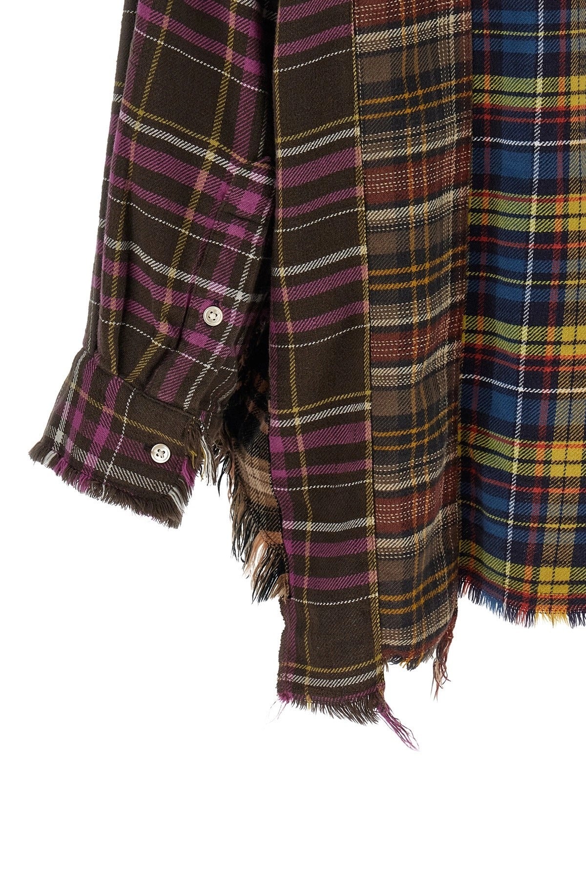 R13 Patchwork Tartan Shirt
