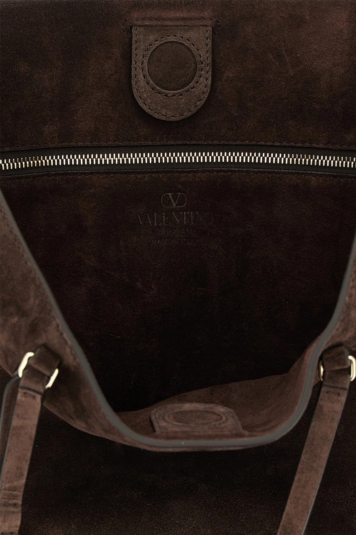 Valentino Garavani Rockstud Medium Suede Shoulder Bag