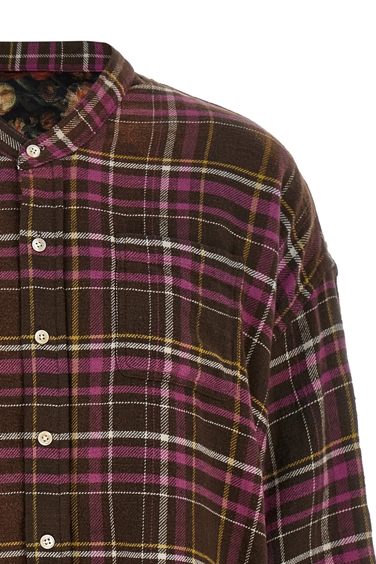 R13 Tartan Shirt With Scarf
