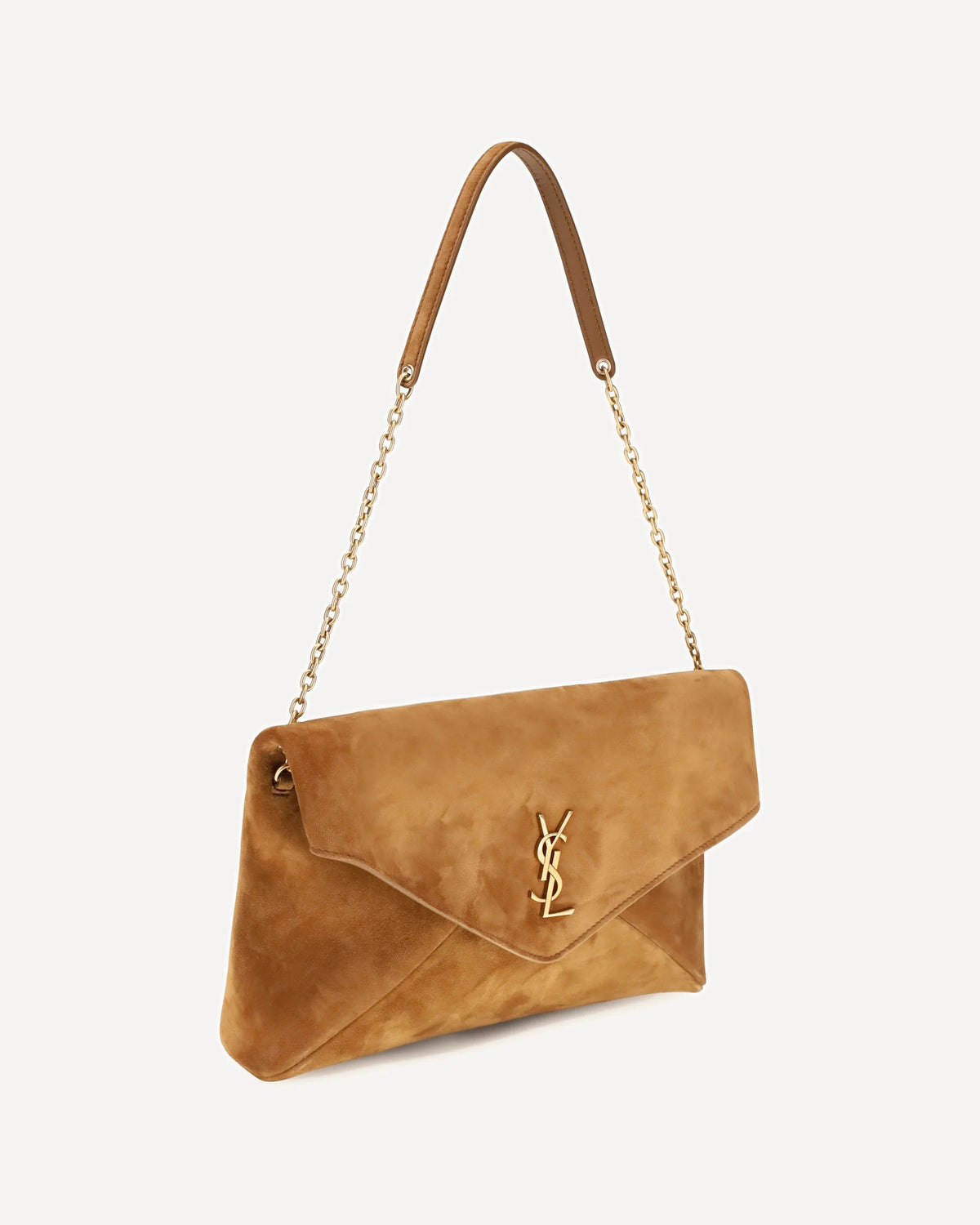 Saint Laurent Cassandre Suede Shoulder Bag