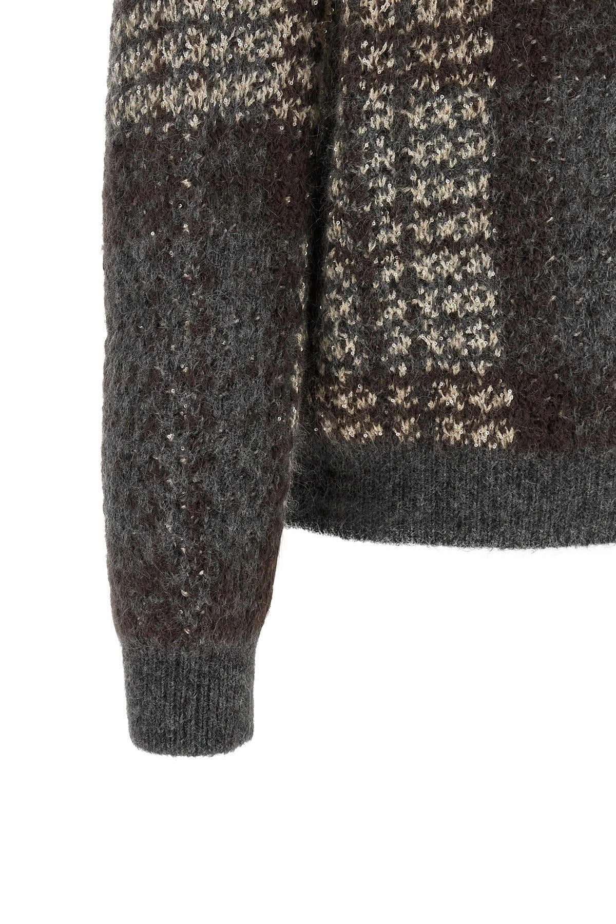 Brunello Cucinelli Double Dazzling Tartan Cardigan