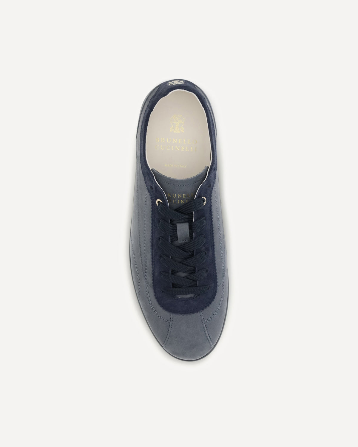 Brunello Cucinelli Nubuck Suede Slim Sole Sneakers