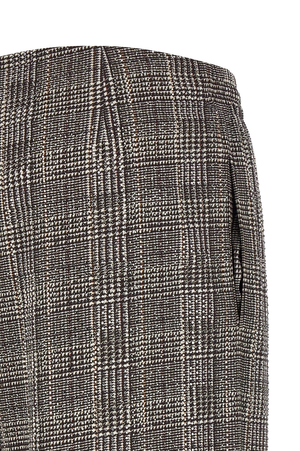 Ermanno Scervino All-Over Crystal Wide-Leg Pants