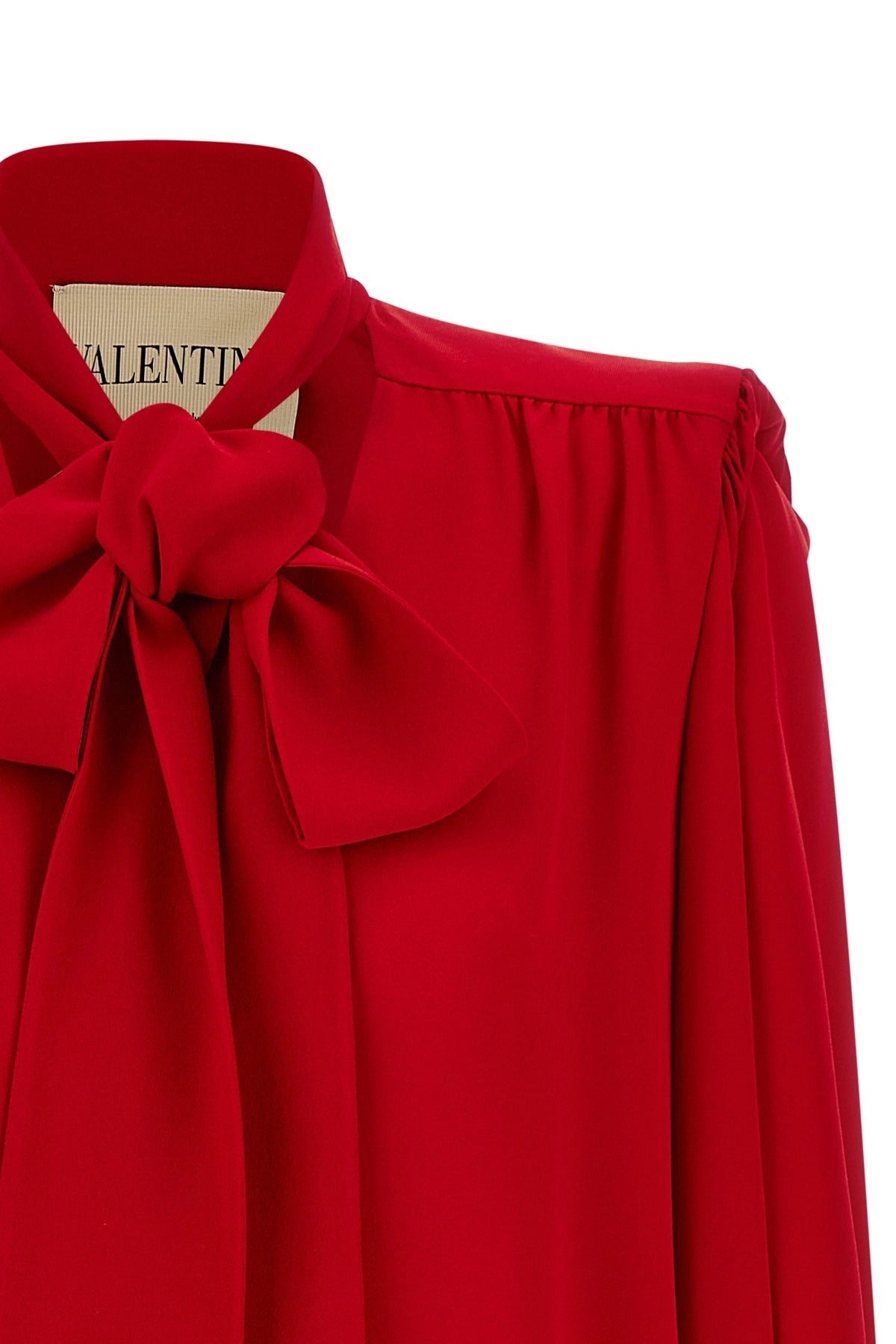 Valentino Garavani 실크 셔츠 With Bow