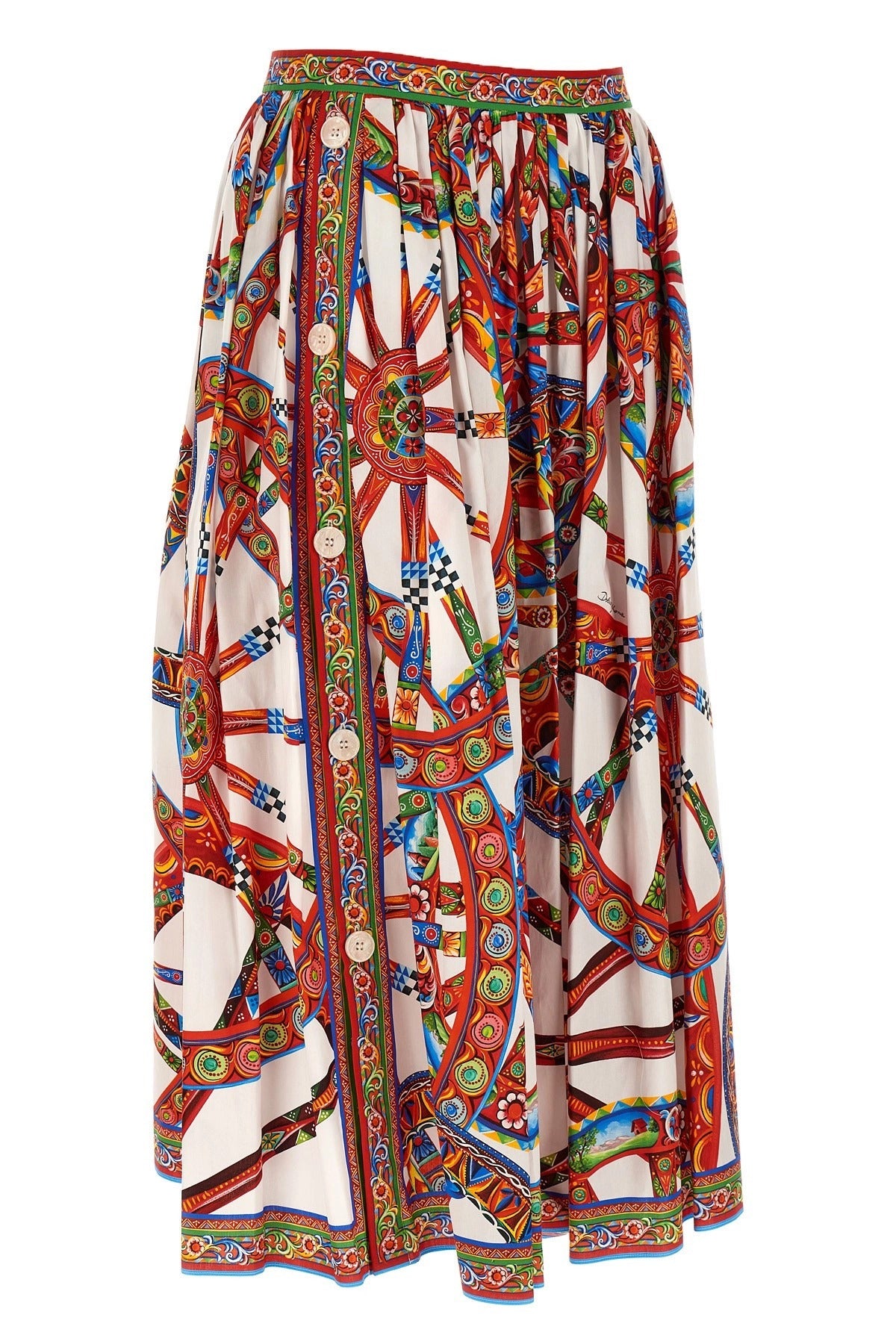 Dolce & Gabbana Carretto Midi Skirt