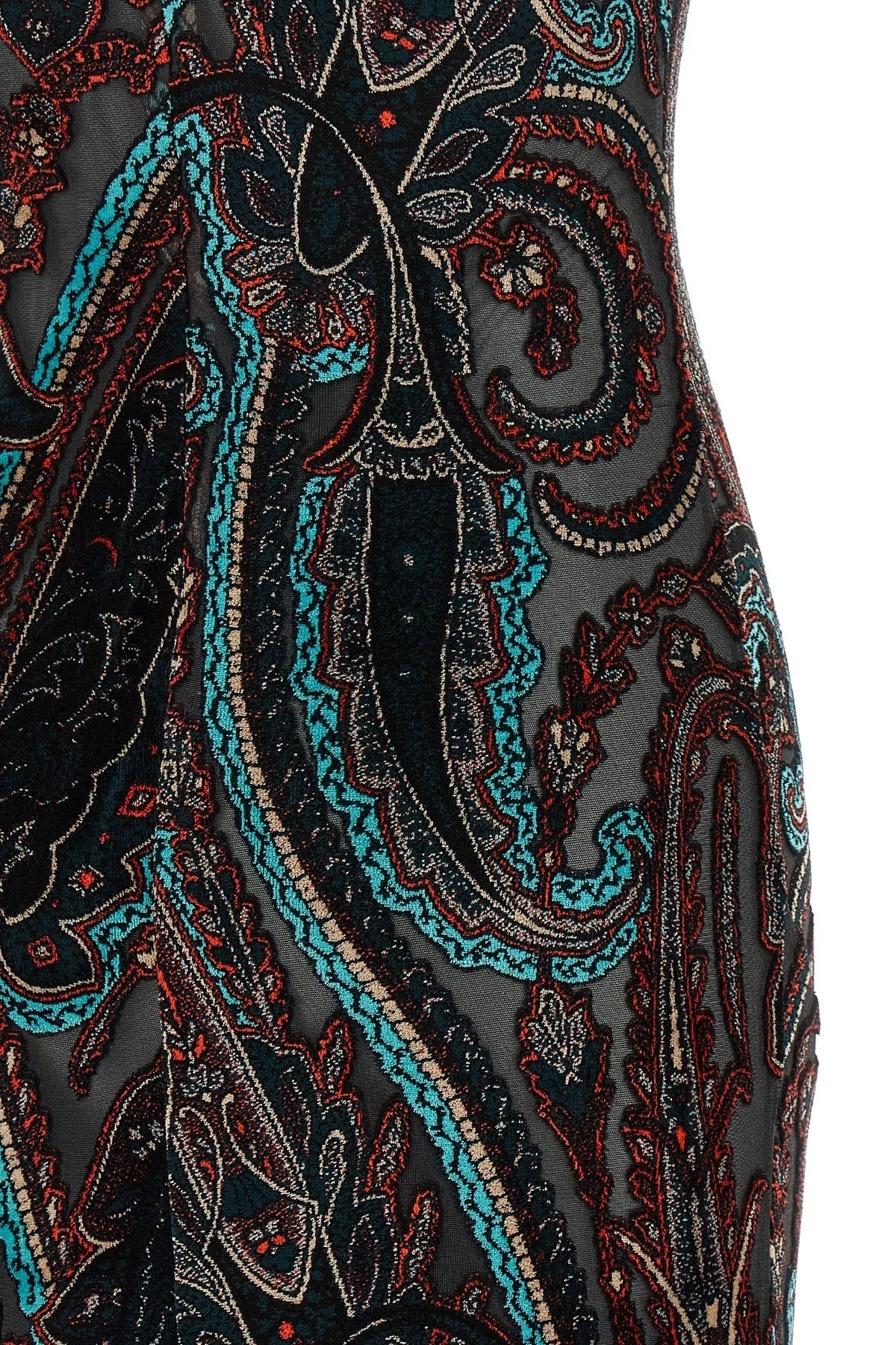 Etro Devoré Velvet Maxi Dress
