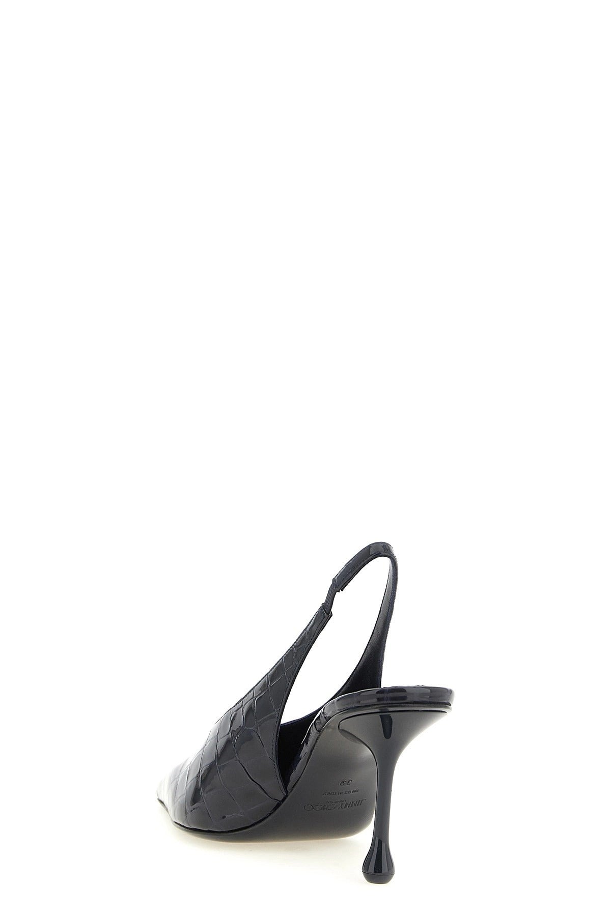 Jimmy Choo Isa Crocodile-Print Slingback