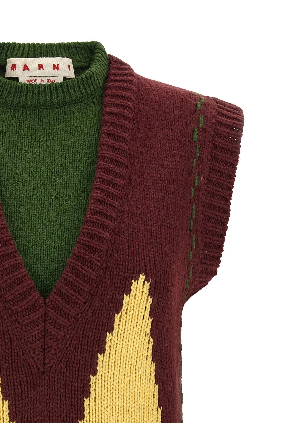 Marni Trompe L'Oeil Knit Vest